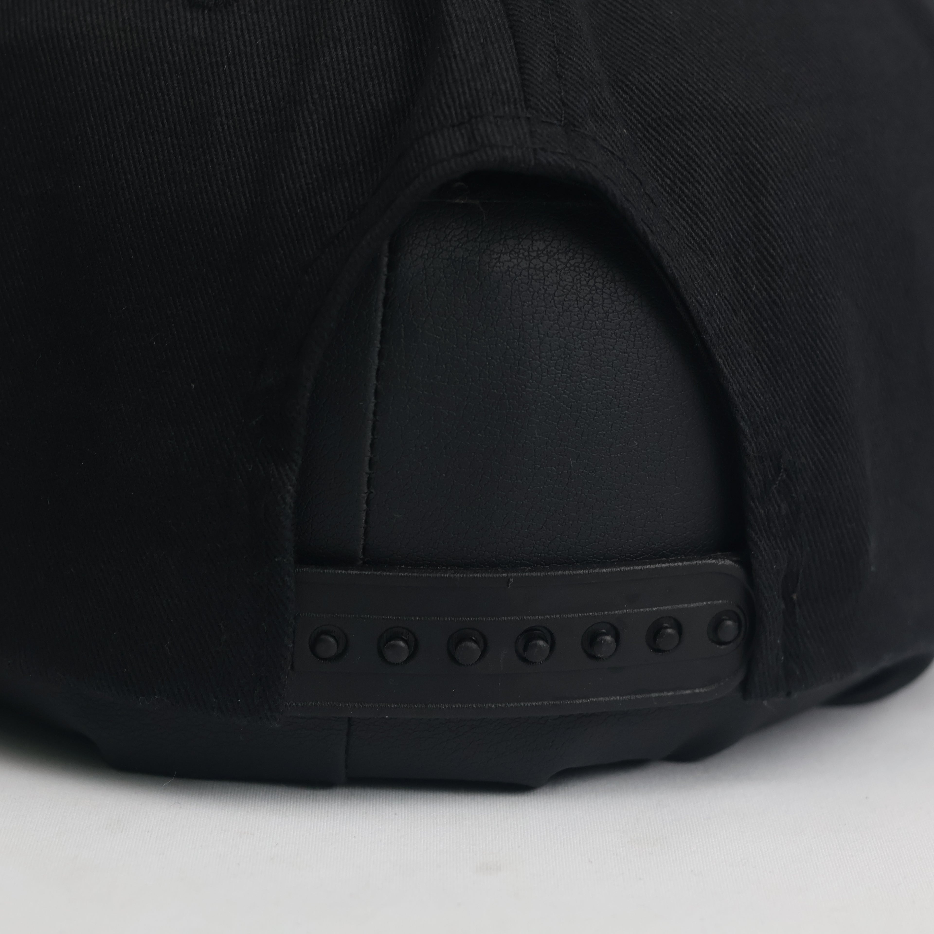 Thrifted "HEY!" Statement Black Snapback Cap | Streetwear Flat Brim Hat