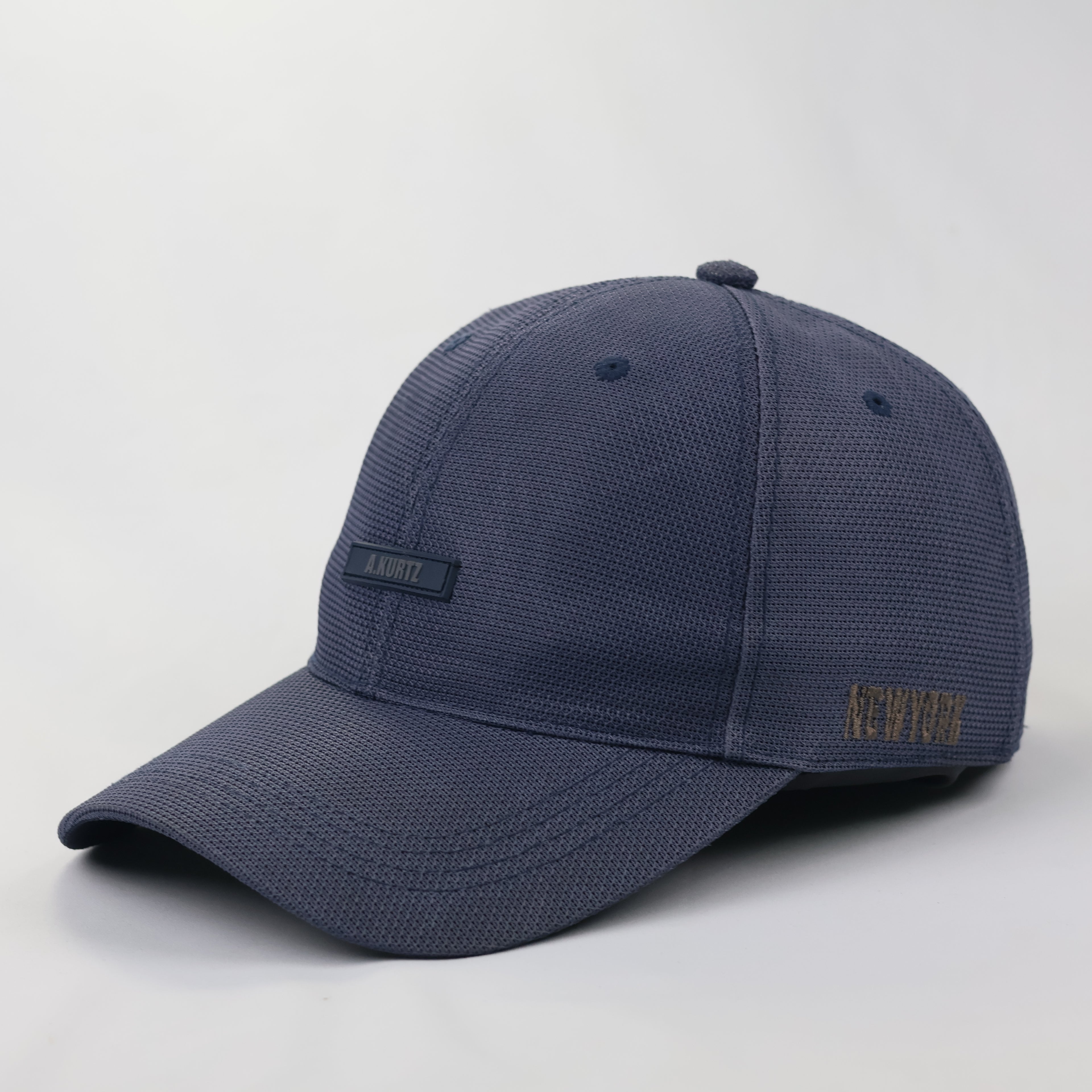 A. Kurtz "Classic 1956" Baseball Hat - Navy Micro-Mesh - Urban Thrifted Streetwear