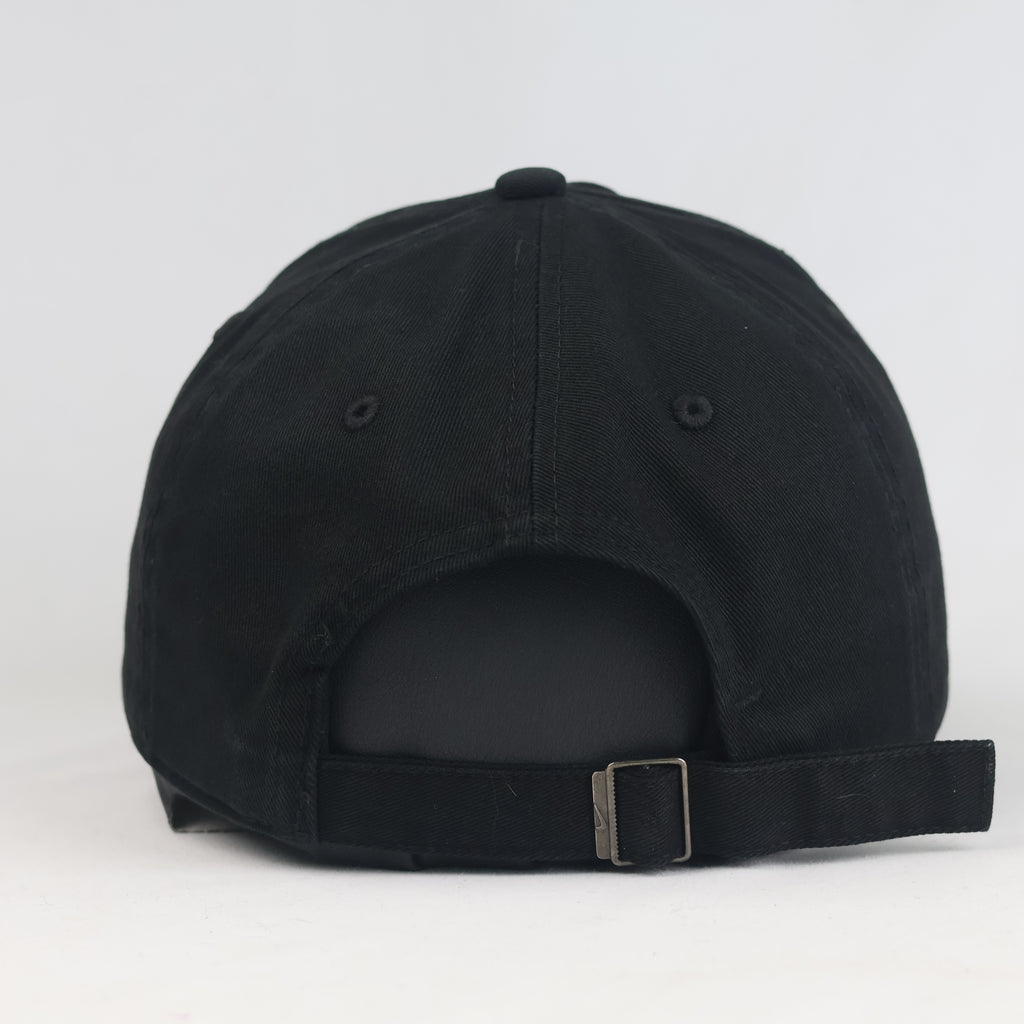 Vintage Nike Classic Swoosh Black Adjustable Strapback Baseball Cap | 11030