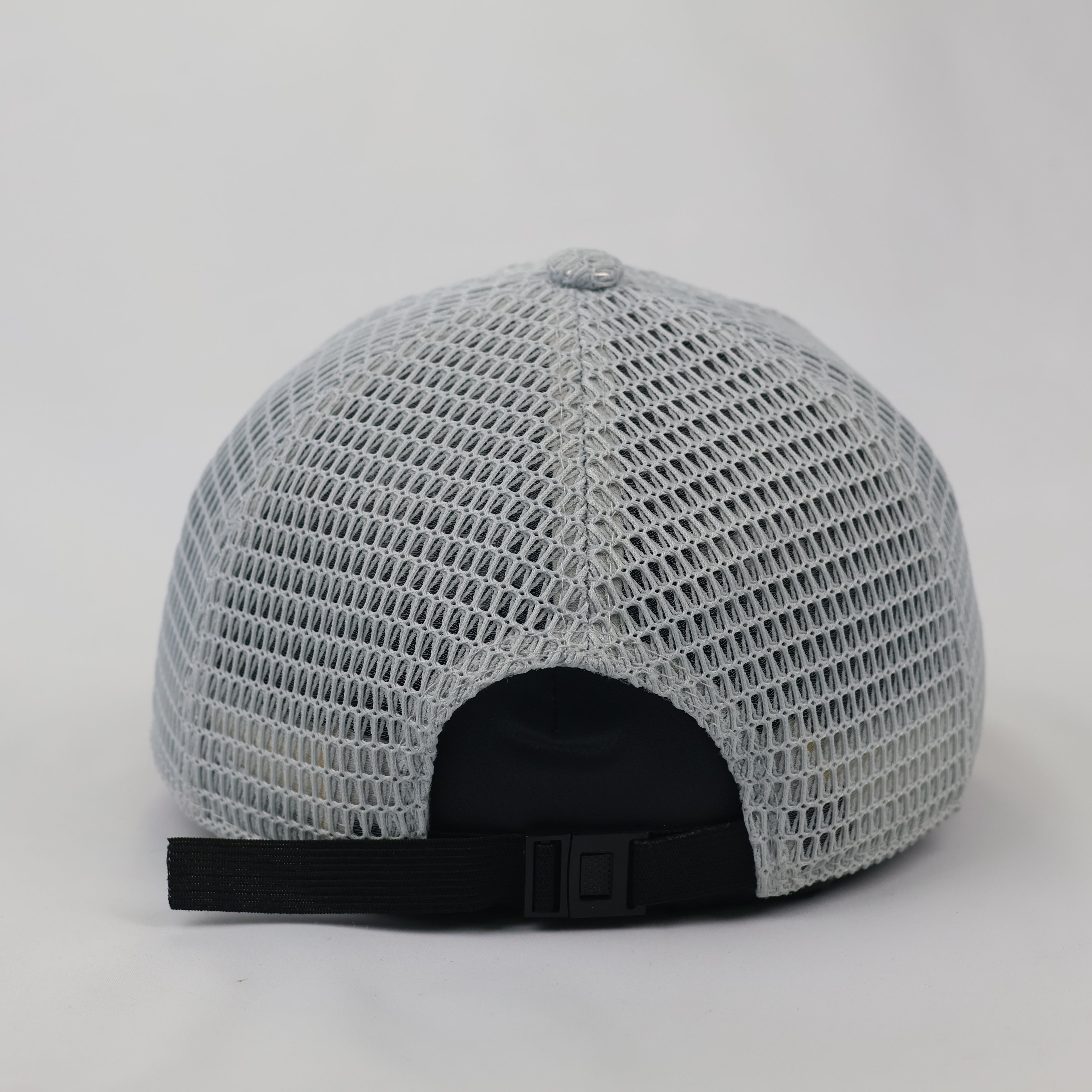 Technical Full Mesh Baseball Cap - Breathable Summer Sports Hat - Grey