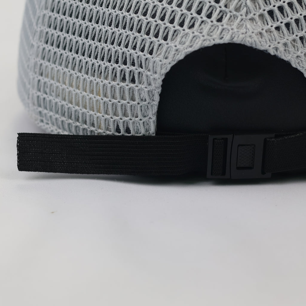 Technical Full Mesh Baseball Cap - Breathable Summer Sports Hat - Grey