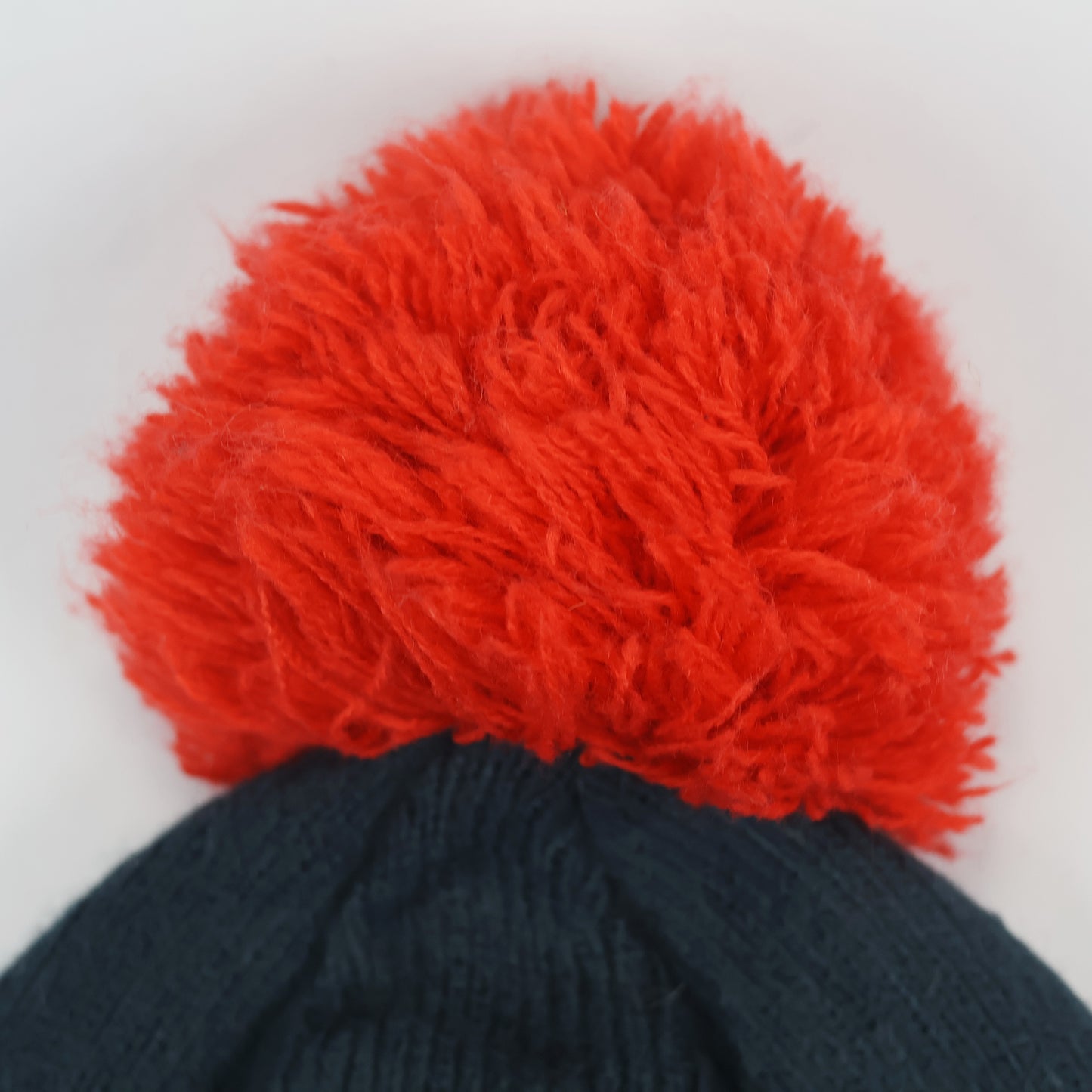 Captain America Thrifted Winter Hat - Embroidered Marvel Superhero Beanie with Striped Cuff