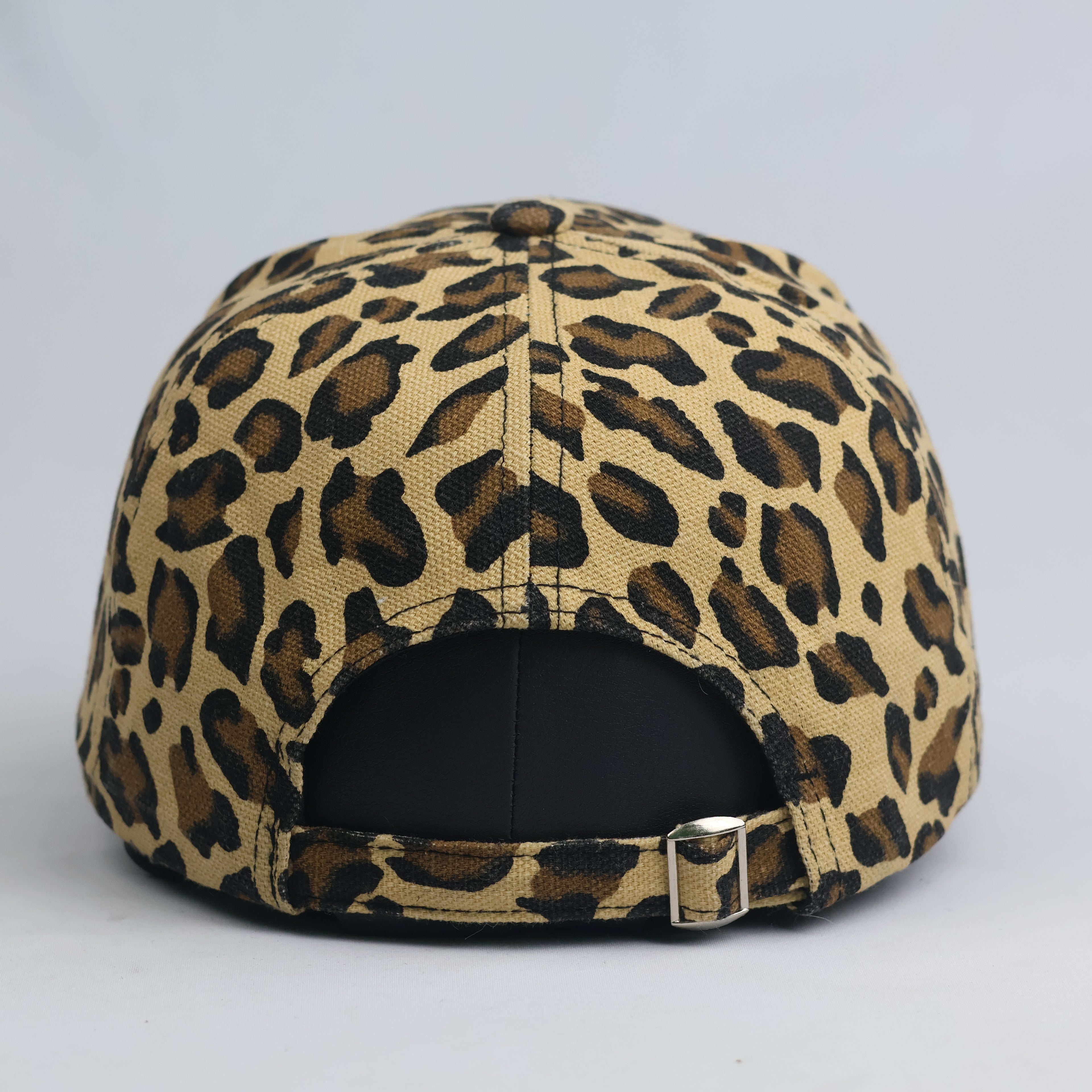Vintage Leopard Print NY Embroidered Baseball Cap | Leopard Strapback Hat