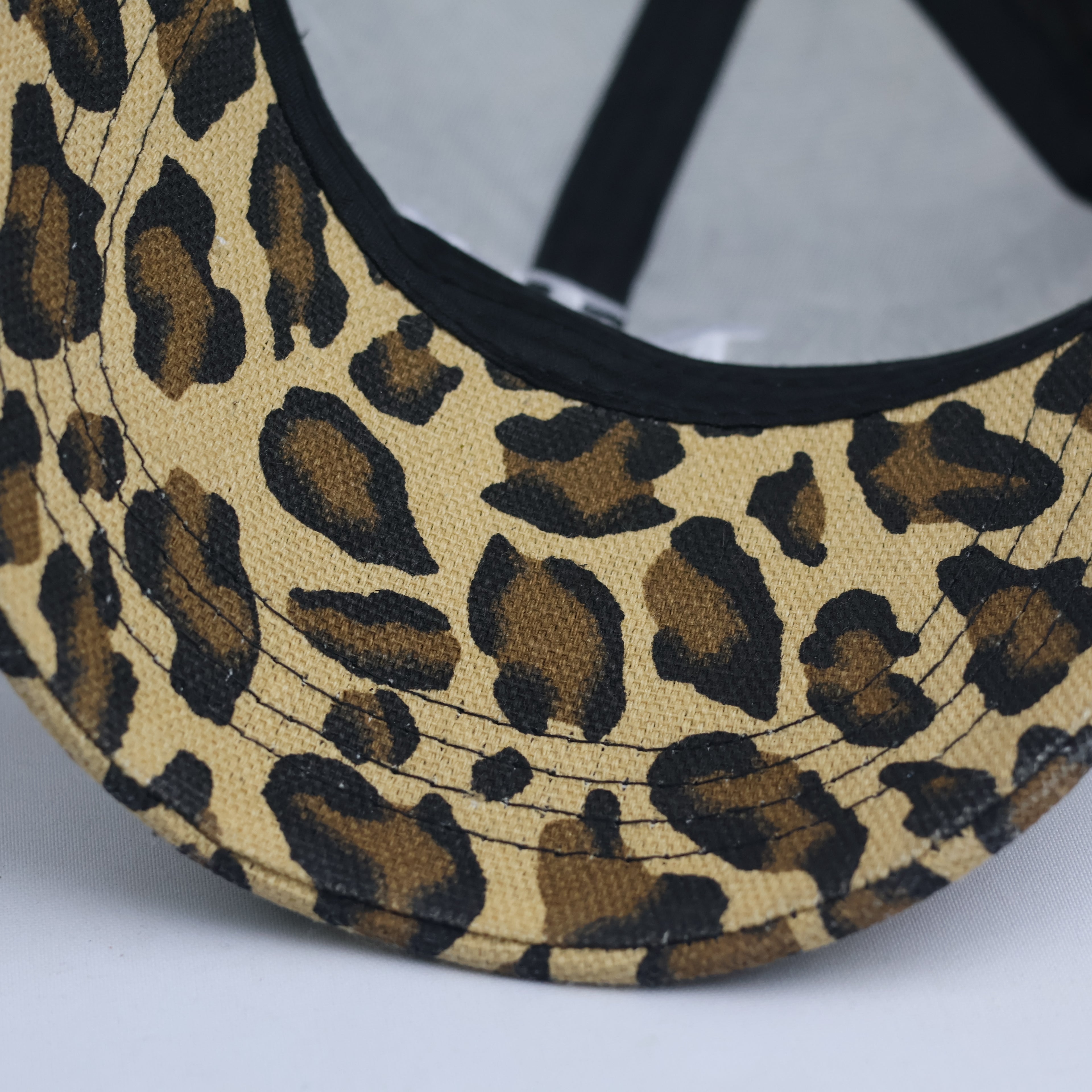 Vintage Leopard Print NY Embroidered Baseball Cap | Leopard Strapback Hat