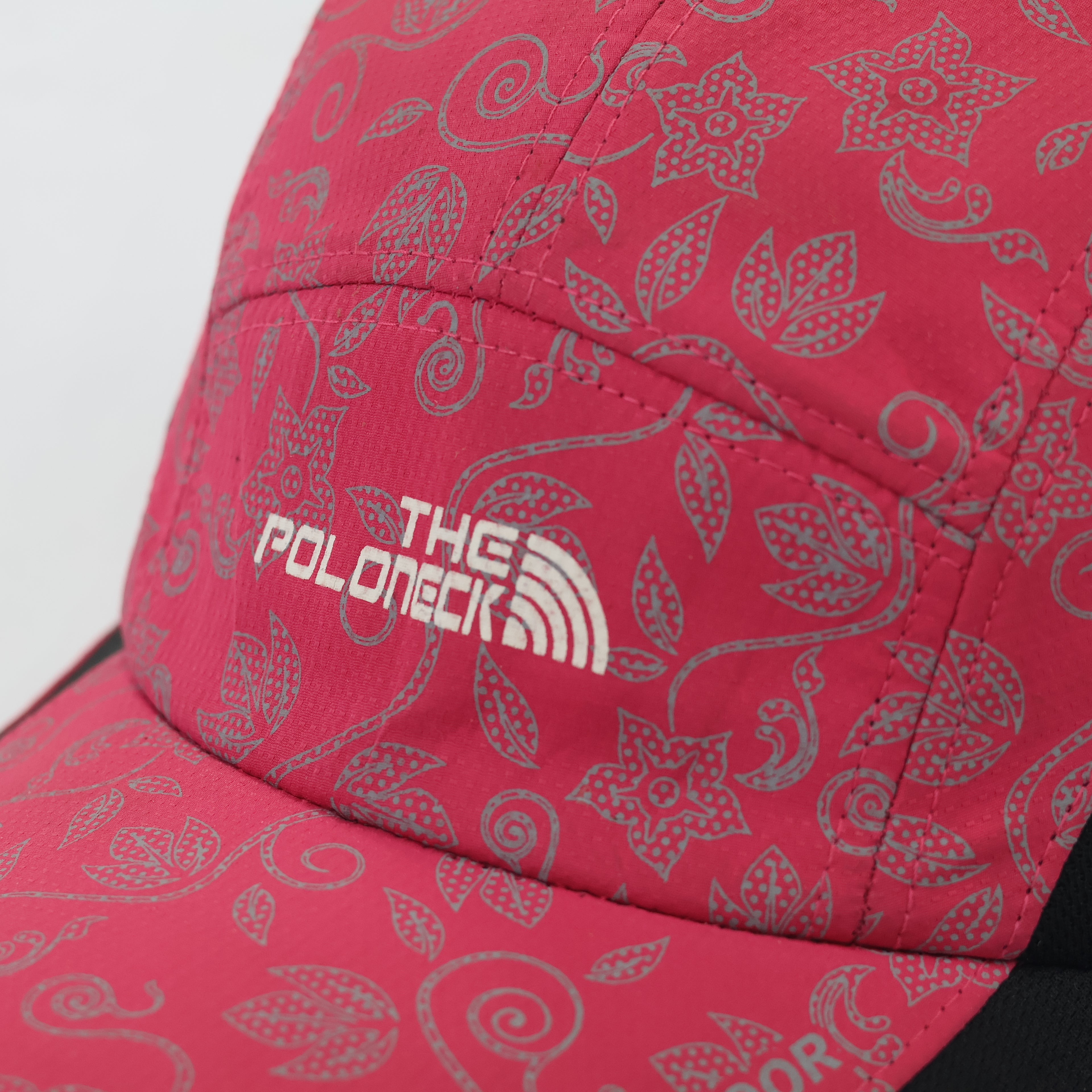 Poloneck "Technical Outdoor" 5-Panel Cap - Pink & Black Floral