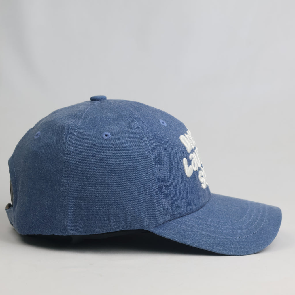 Thrifted SM Entertainment "Dream Laundry Shop" Blue Cap | Denim Look Dad Hat