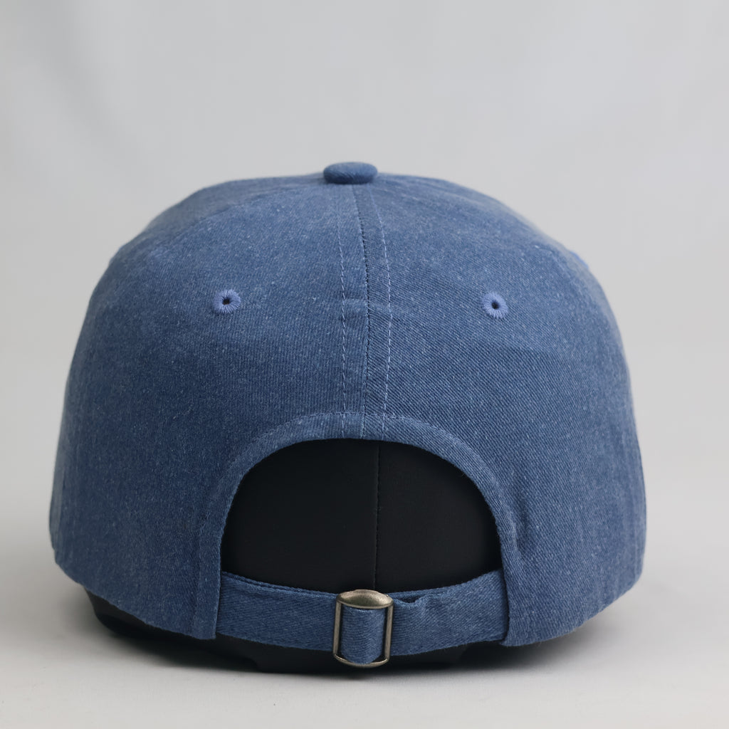 Thrifted SM Entertainment "Dream Laundry Shop" Blue Cap | Denim Look Dad Hat