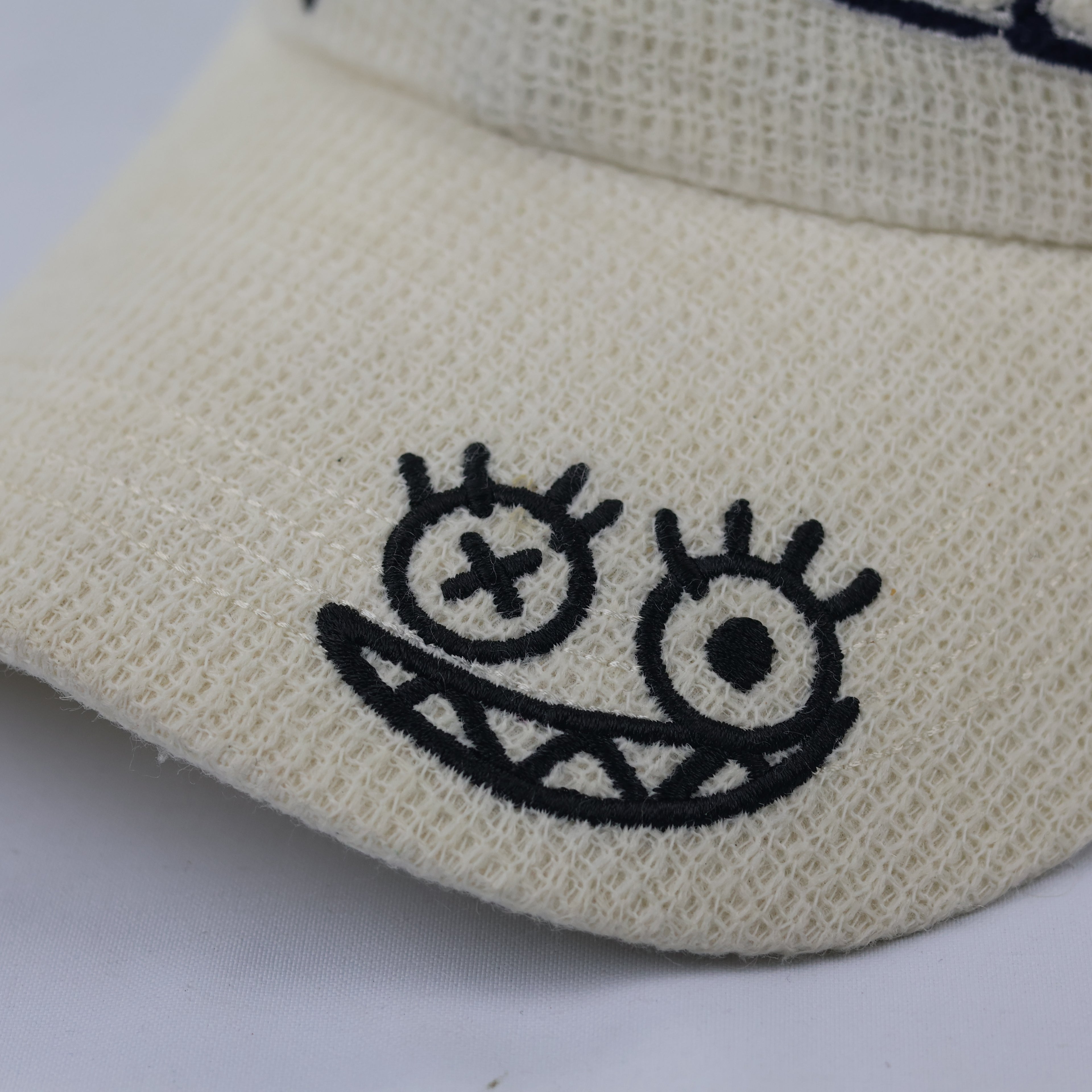 Vintage Pearly Gates Monster Graphic Embroidered Thrifted Hat - Premium