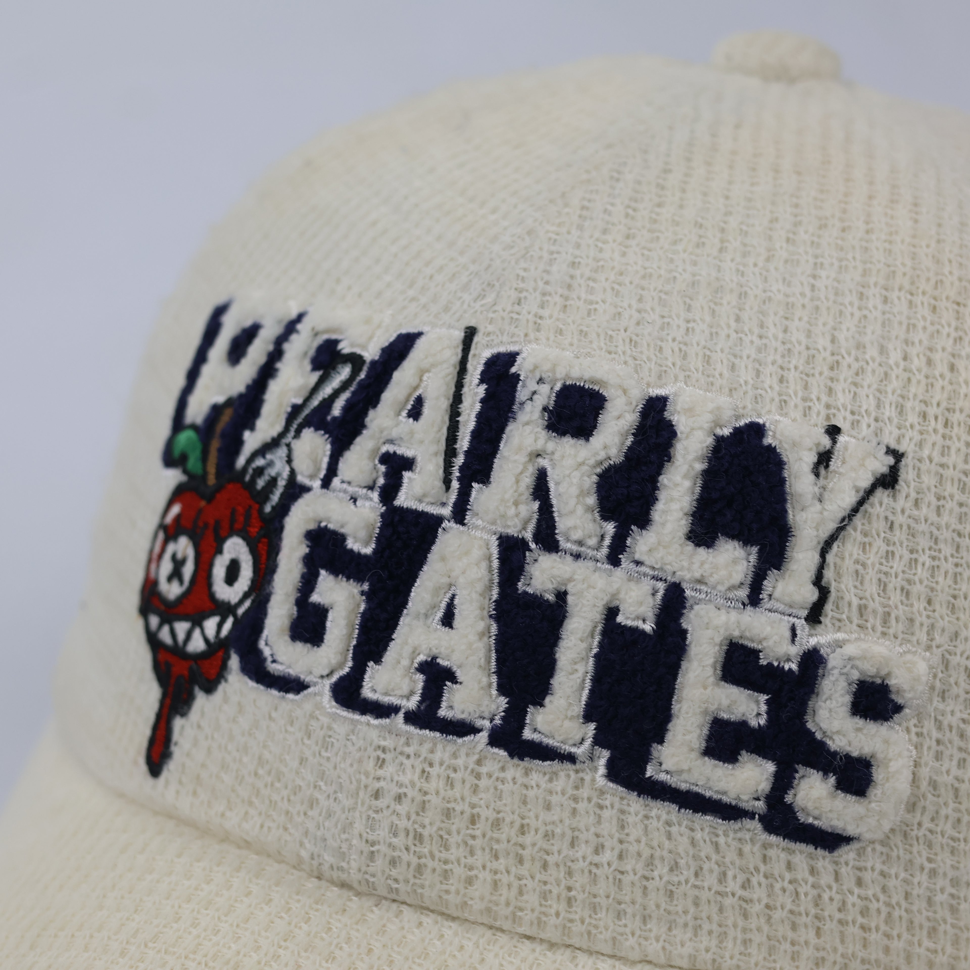 Vintage Pearly Gates Monster Graphic Embroidered Thrifted Hat - Premium