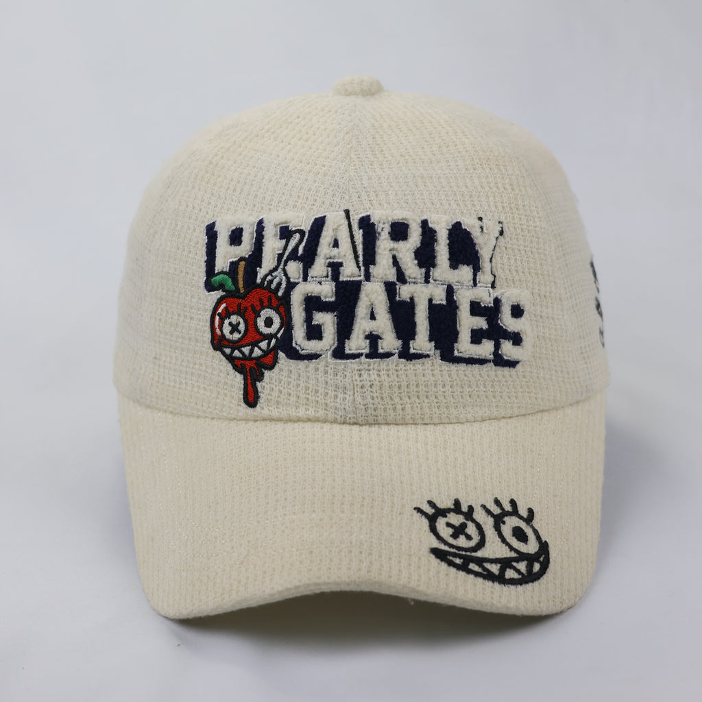 Vintage Pearly Gates Monster Graphic Embroidered Thrifted Hat - Premium
