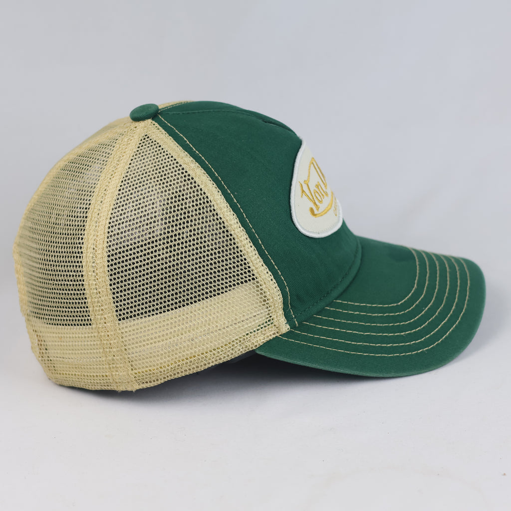 Vintage Von Dutch Originals Green Mesh Back Trucker Hat | 11034