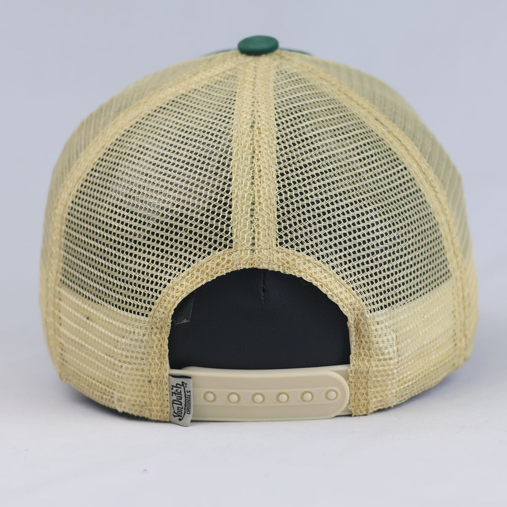 Vintage Von Dutch Originals Green Mesh Back Trucker Hat | 11034