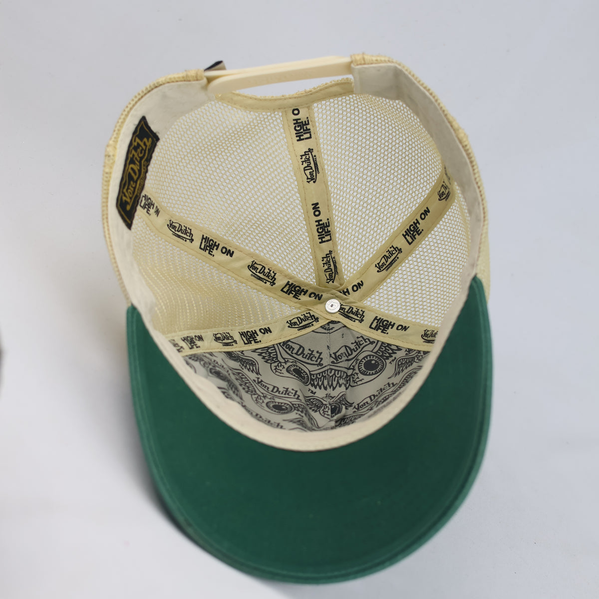 Vintage Von Dutch Originals Green Mesh Back Trucker Hat | 11034