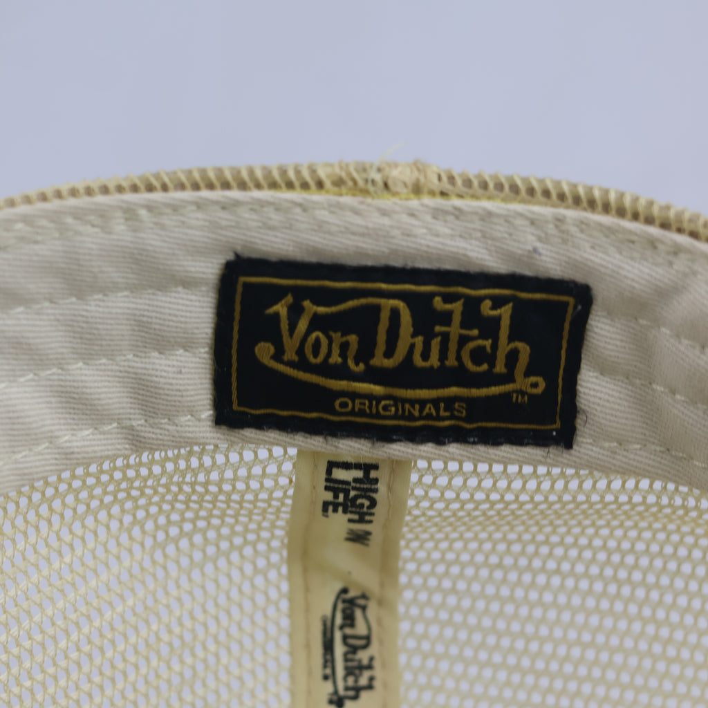 Vintage Von Dutch Originals Green Mesh Back Trucker Hat | 11034