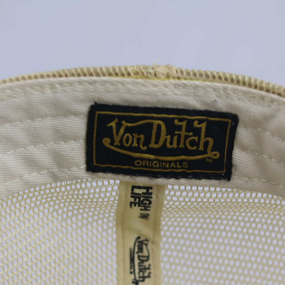 Vintage Von Dutch Originals Green Mesh Back Trucker Hat | 11034