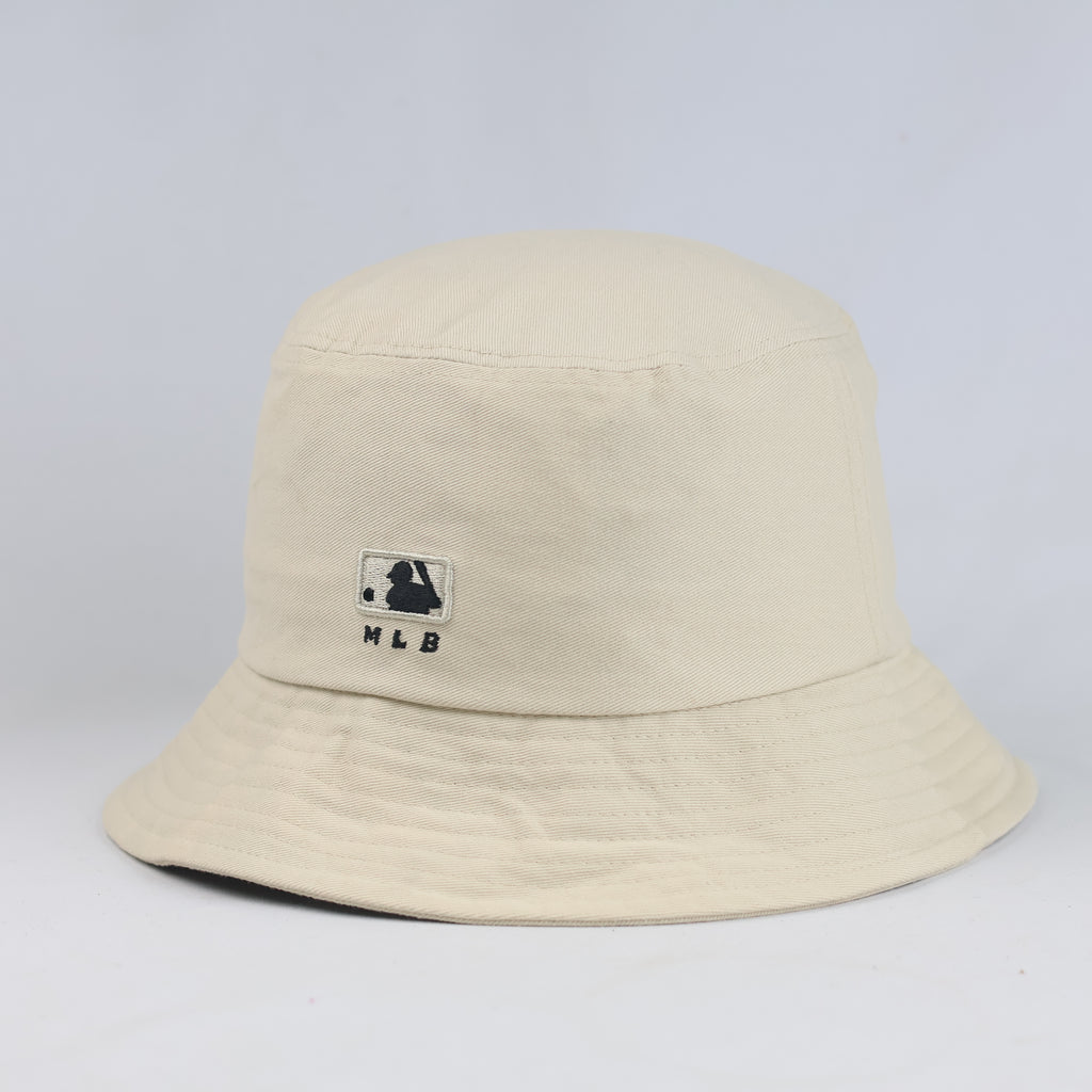 Vintage MLB NY Yankees Off-White Bucket Hat | 11034