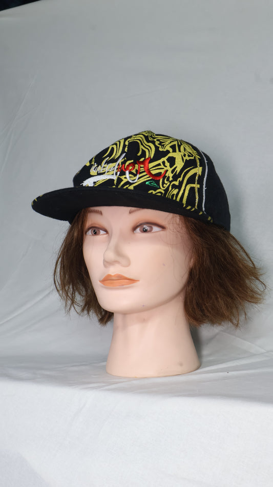 Bold "Custom Art" Embroidered Snapback Cap - Unique Streetwear Style
