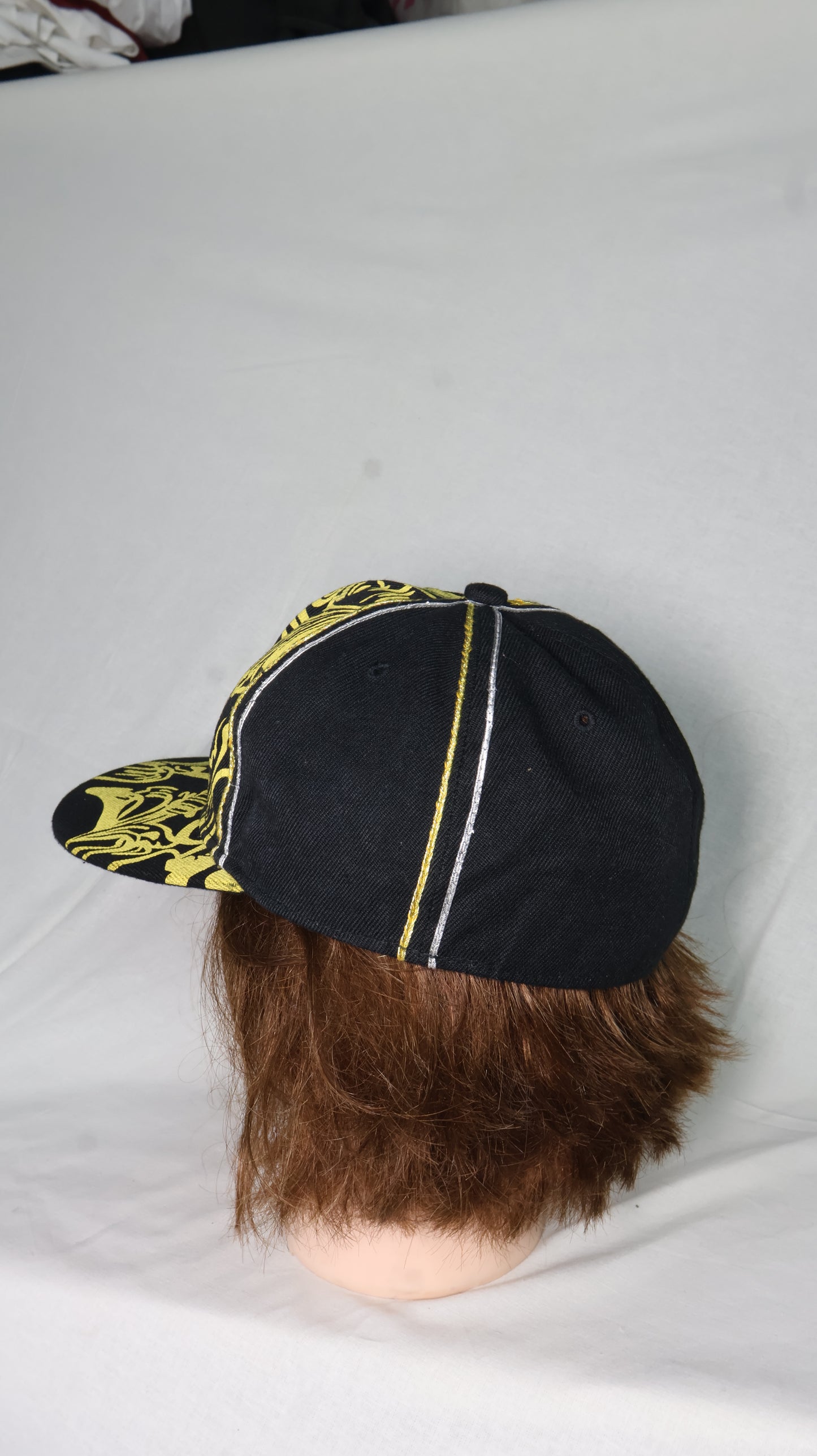 Bold "Custom Art" Embroidered Snapback Cap - Unique Streetwear Style