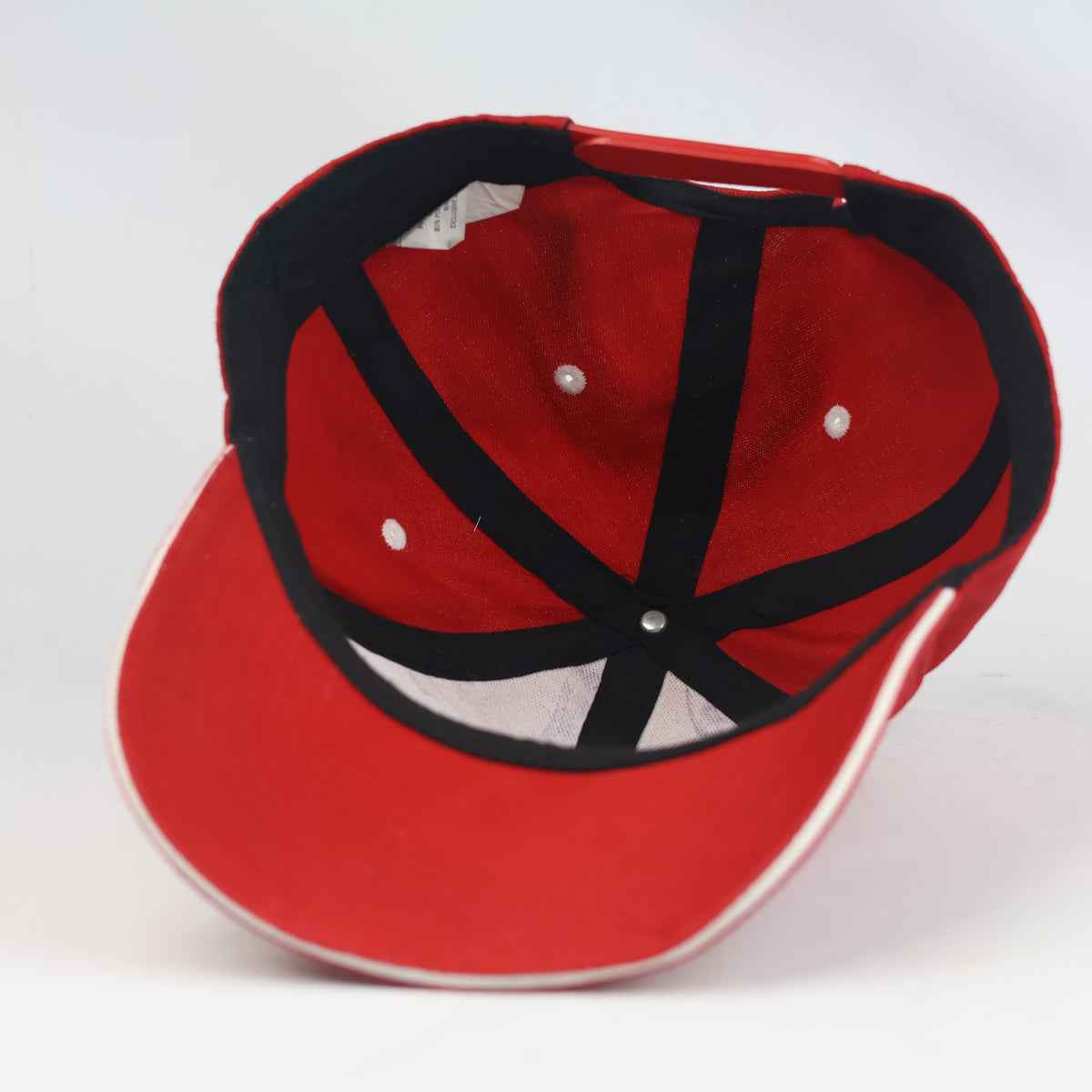 Thrifted RB Leipzig Red Crest Logo Snapback Baseball Hat | 11027