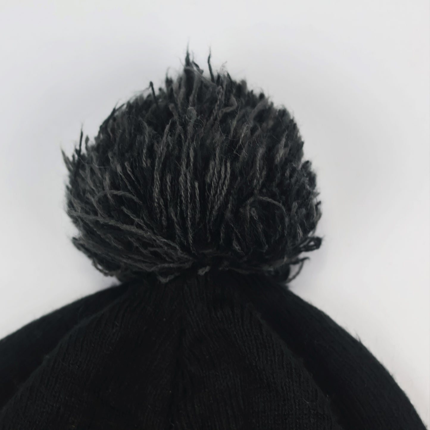 Beechfield Black Knit Beanie with Pom Pom & Kovačnica Logo Patch
