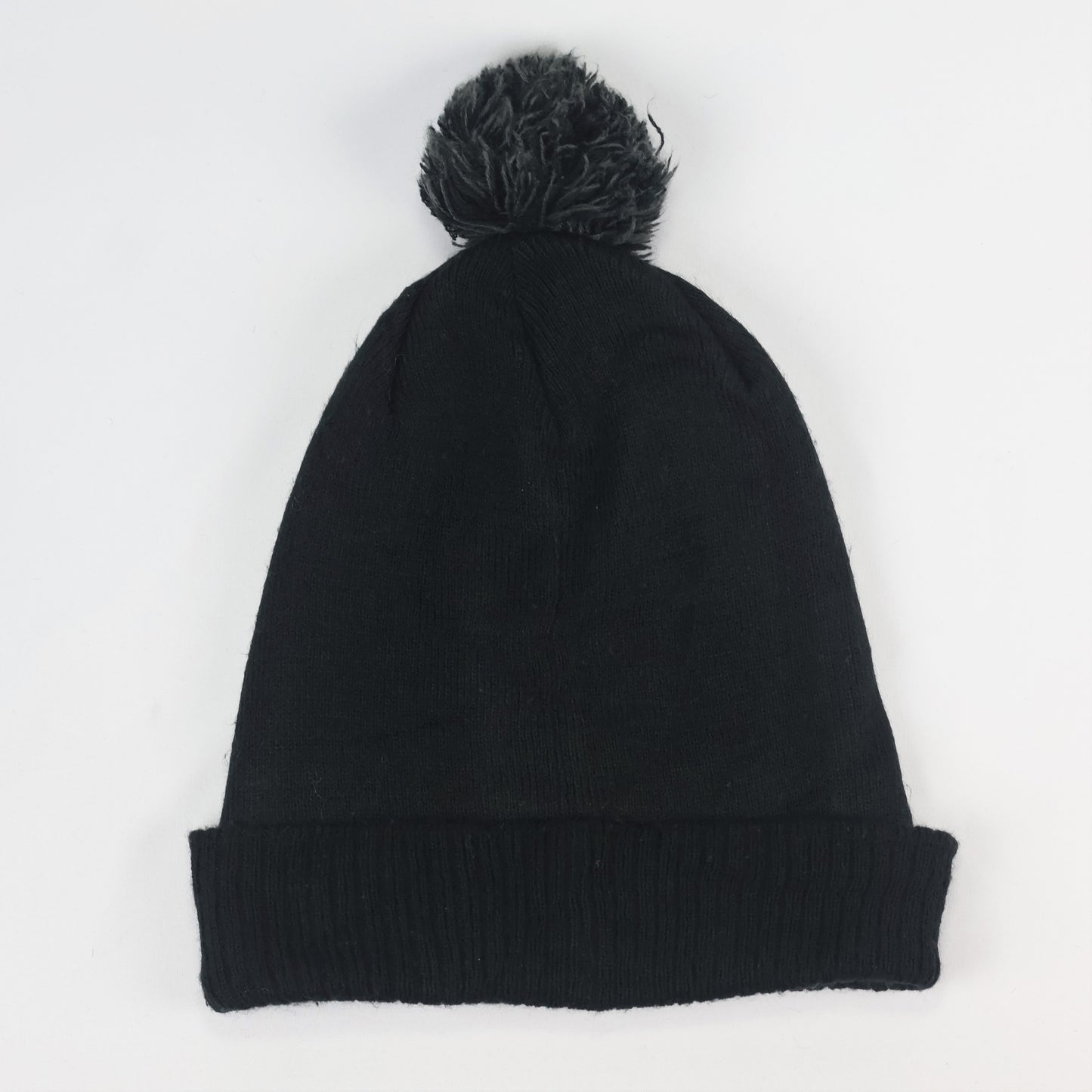 Beechfield Black Knit Beanie with Pom Pom & Kovačnica Logo Patch