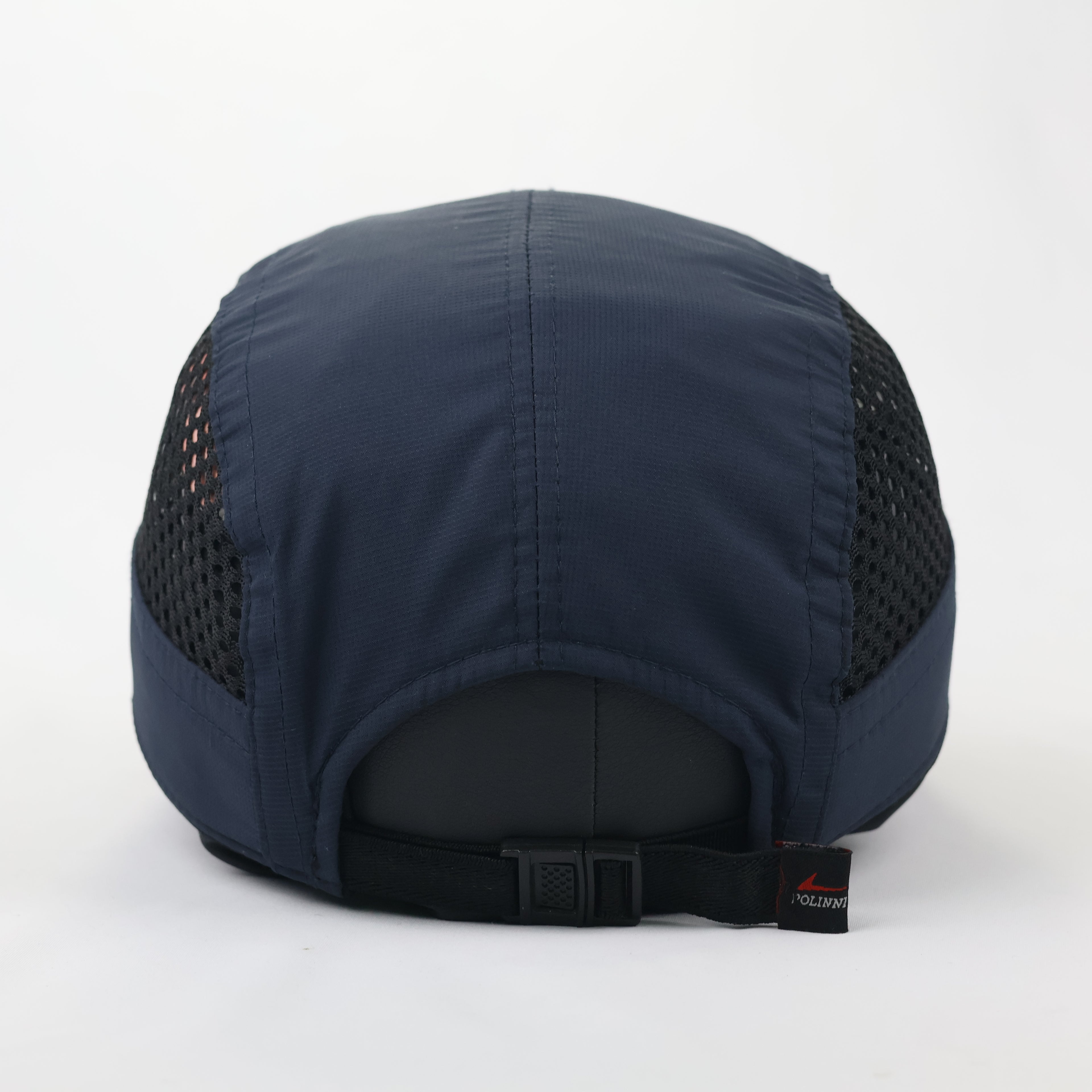 Gorpcore Techwear Breathable Mesh Panel Camp Thrifted Hat - Navy & Black