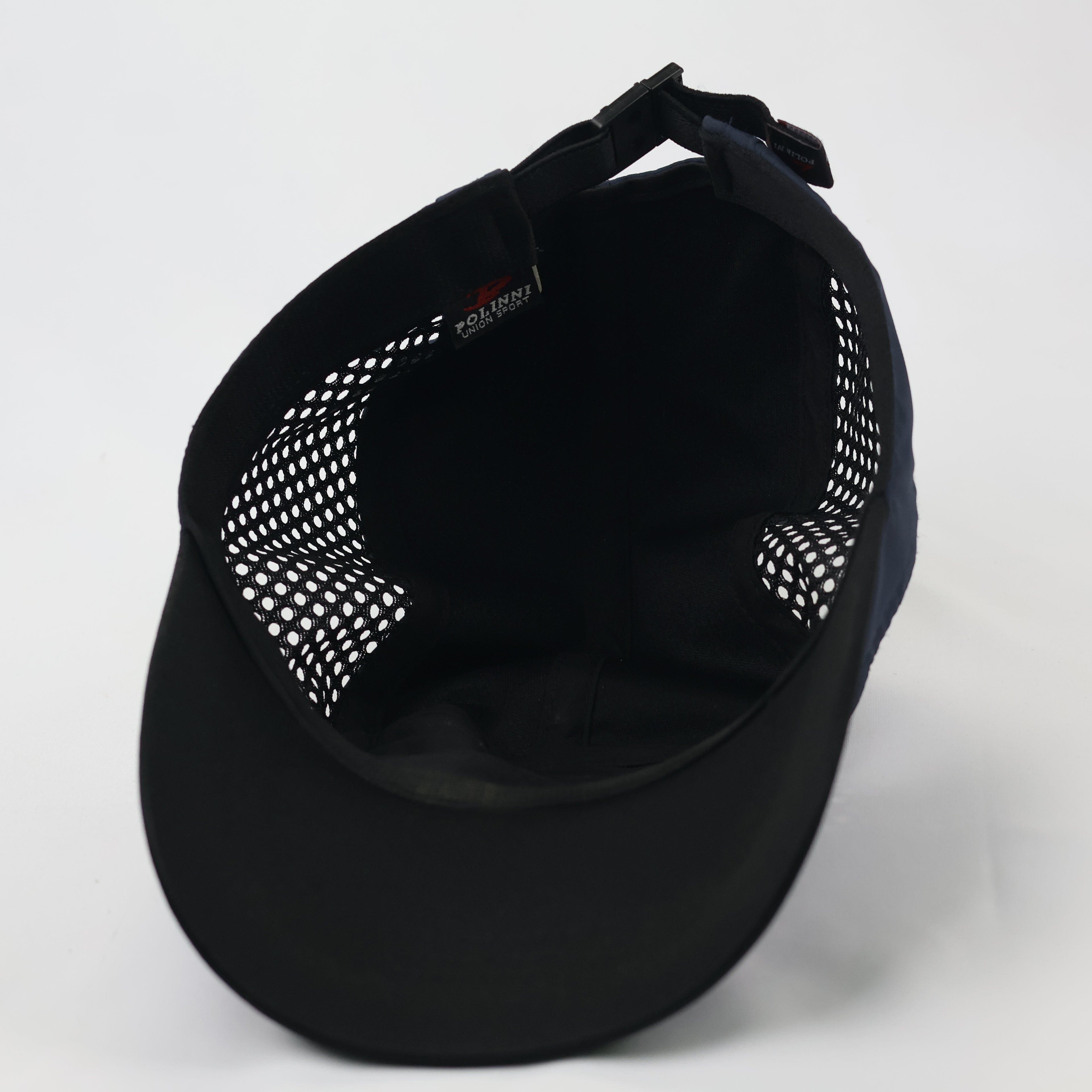 Gorpcore Techwear Breathable Mesh Panel Camp Thrifted Hat - Navy & Black