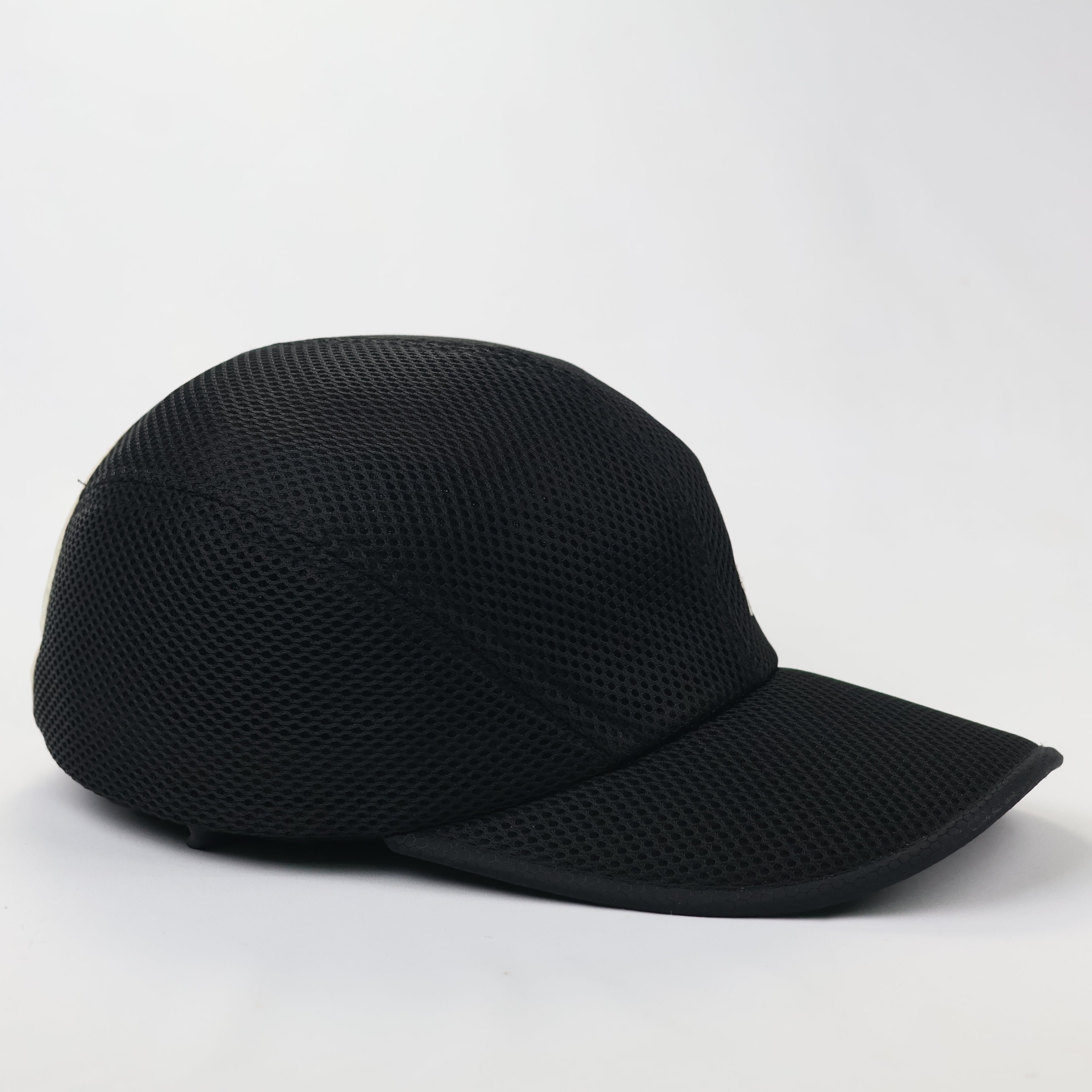 Vintage AA Sport Full Mesh Breathable Running Cap - All Black