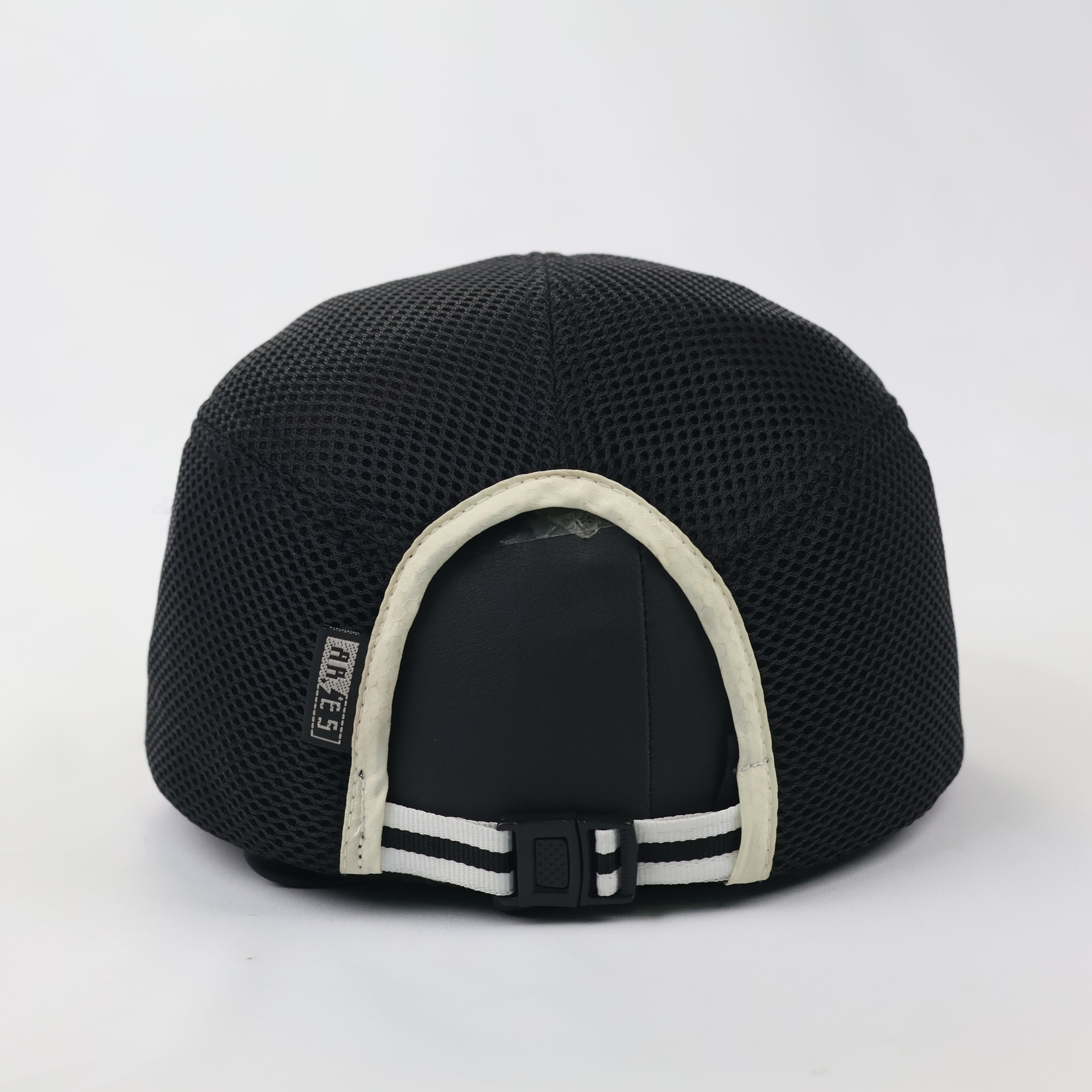Vintage AA Sport Full Mesh Breathable Running Cap - All Black