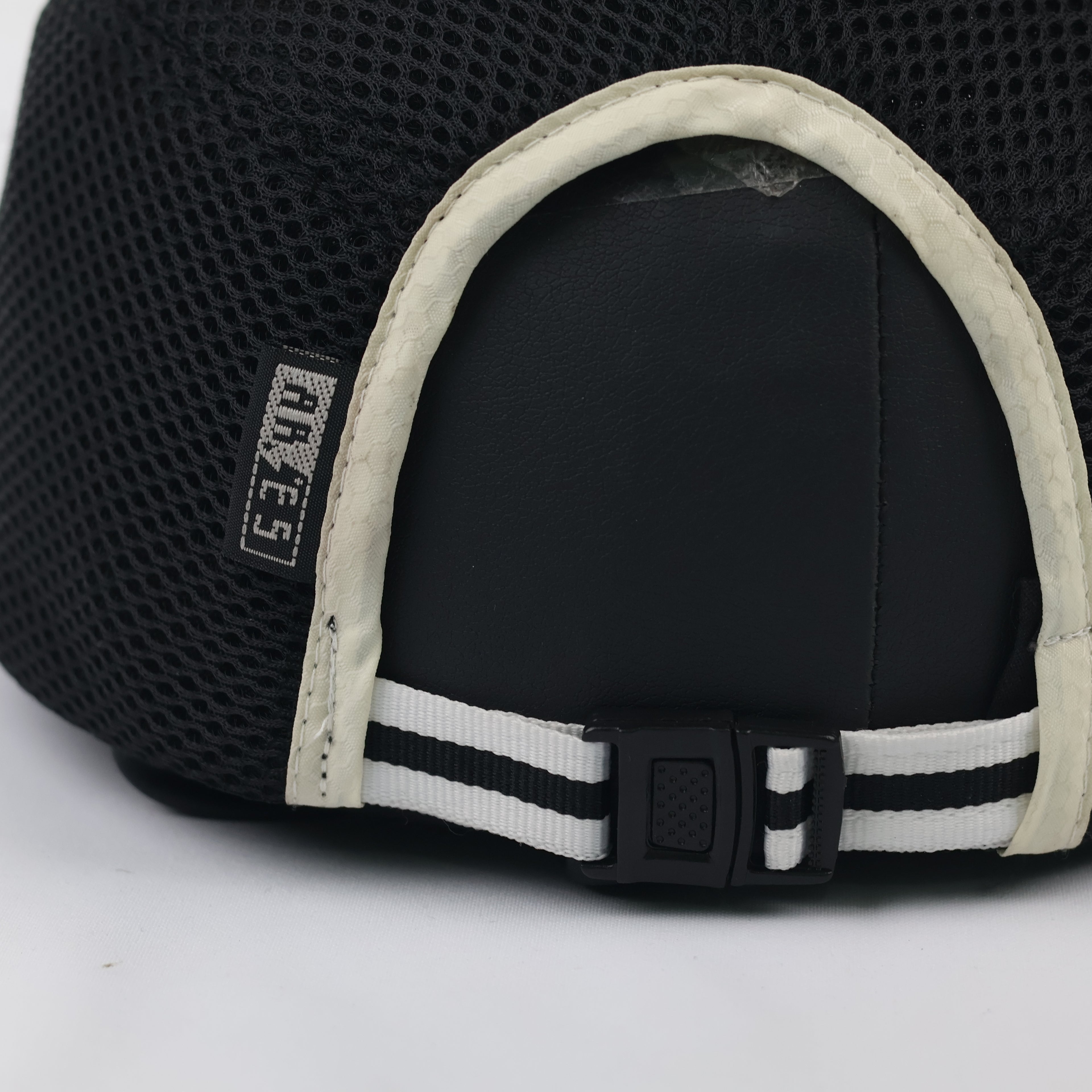 Vintage AA Sport Full Mesh Breathable Running Cap - All Black