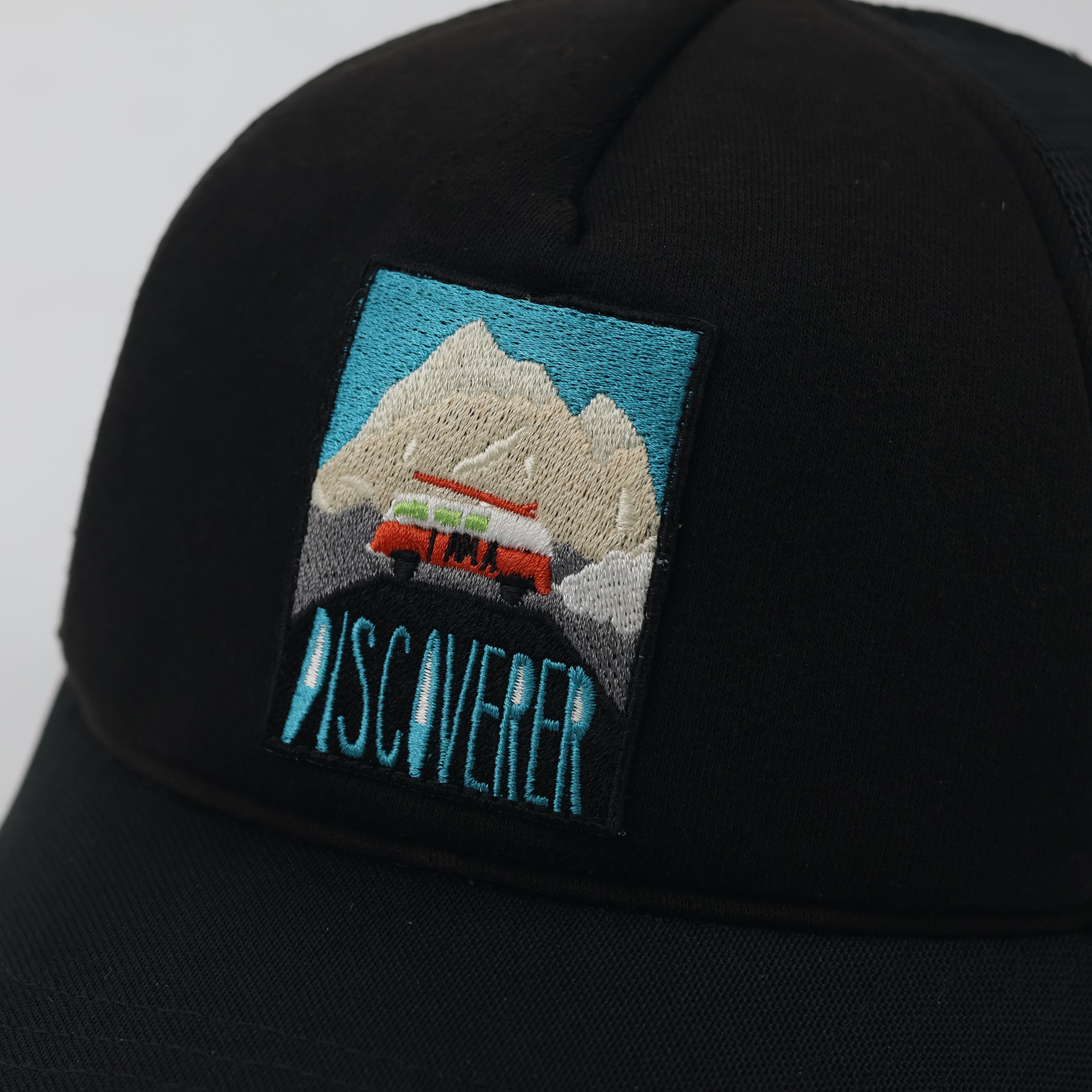 Discovery Expedition "Discoverer" Mesh Trucker Thrifted Hat - Black