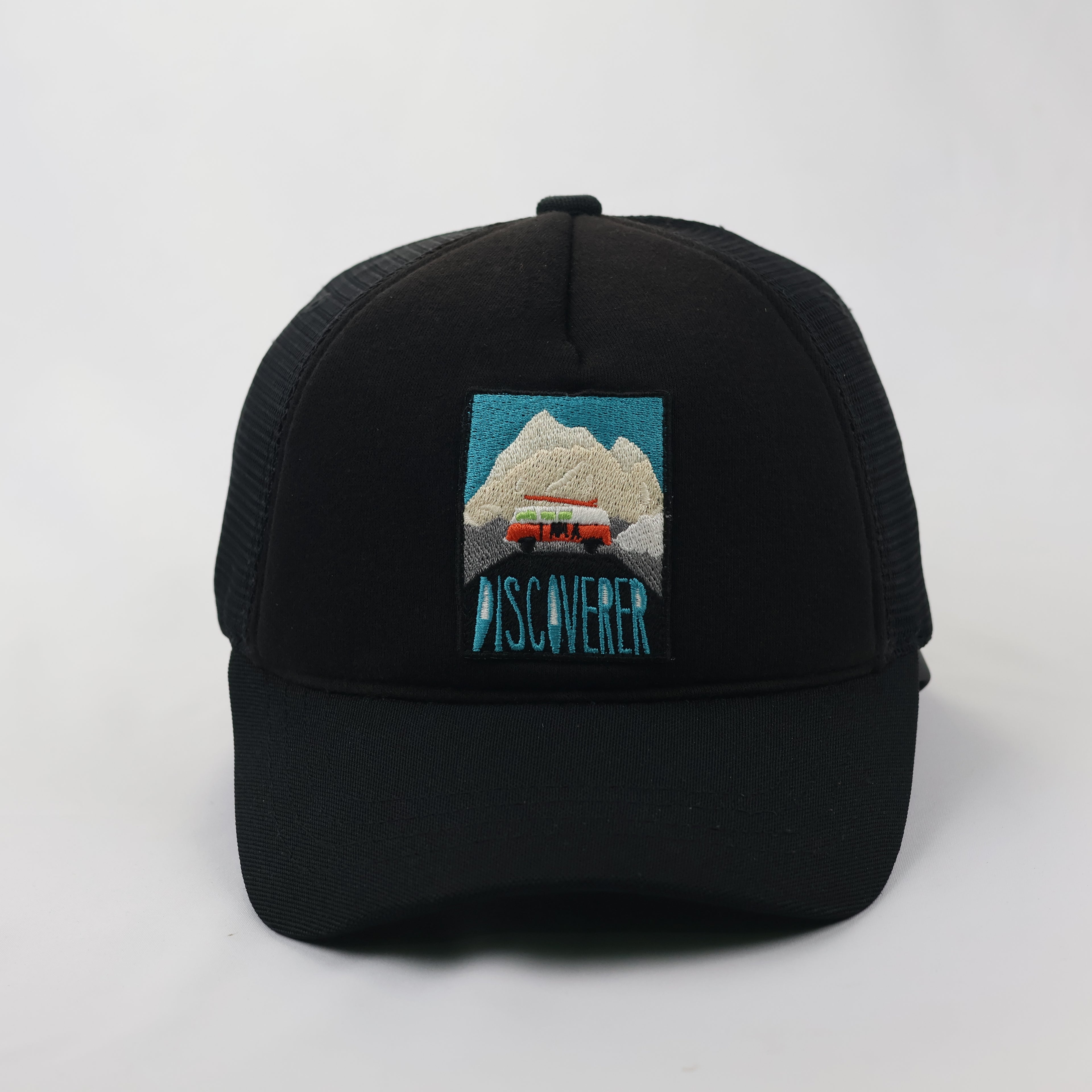 Discovery Expedition "Discoverer" Mesh Trucker Thrifted Hat - Black