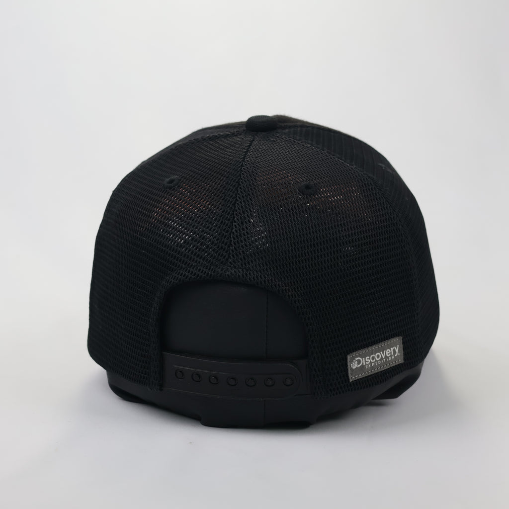 Discovery Expedition "Discoverer" Mesh Trucker Thrifted Hat - Black