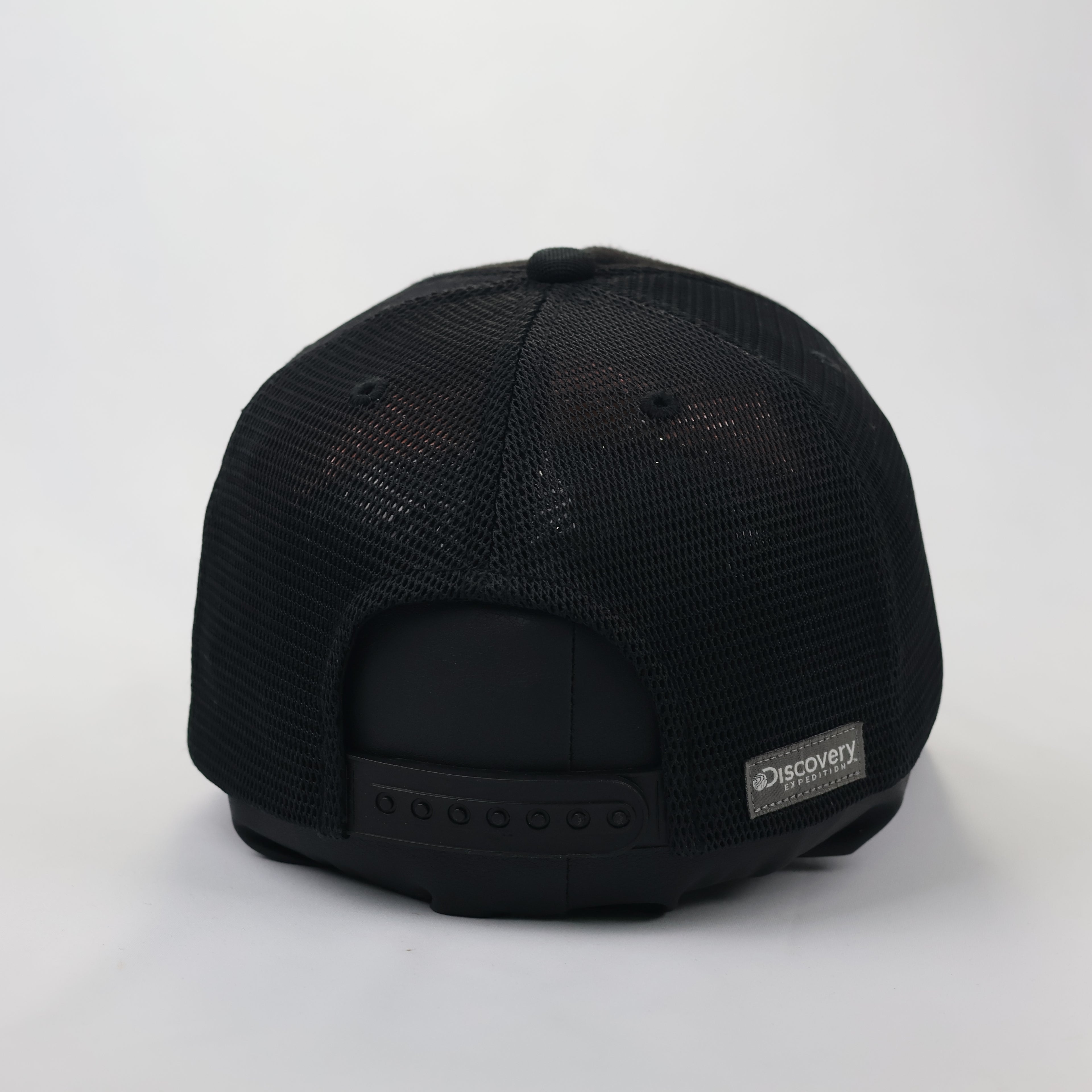 Discovery Expedition "Discoverer" Mesh Trucker Thrifted Hat - Black