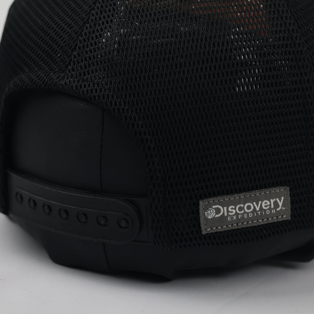 Discovery Expedition "Discoverer" Mesh Trucker Thrifted Hat - Black