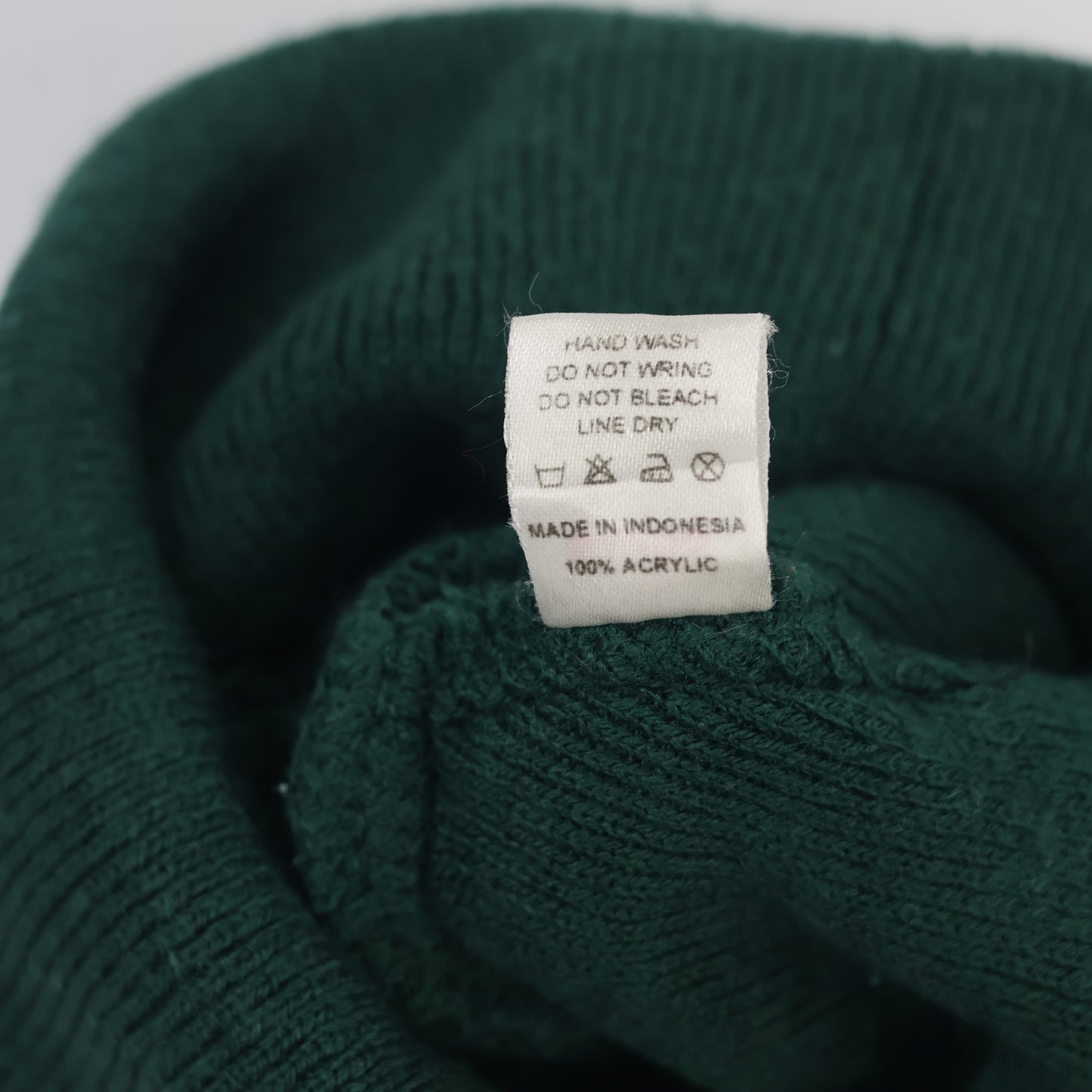 Soccer Play Embroidered Thrifted Knitted Beanie