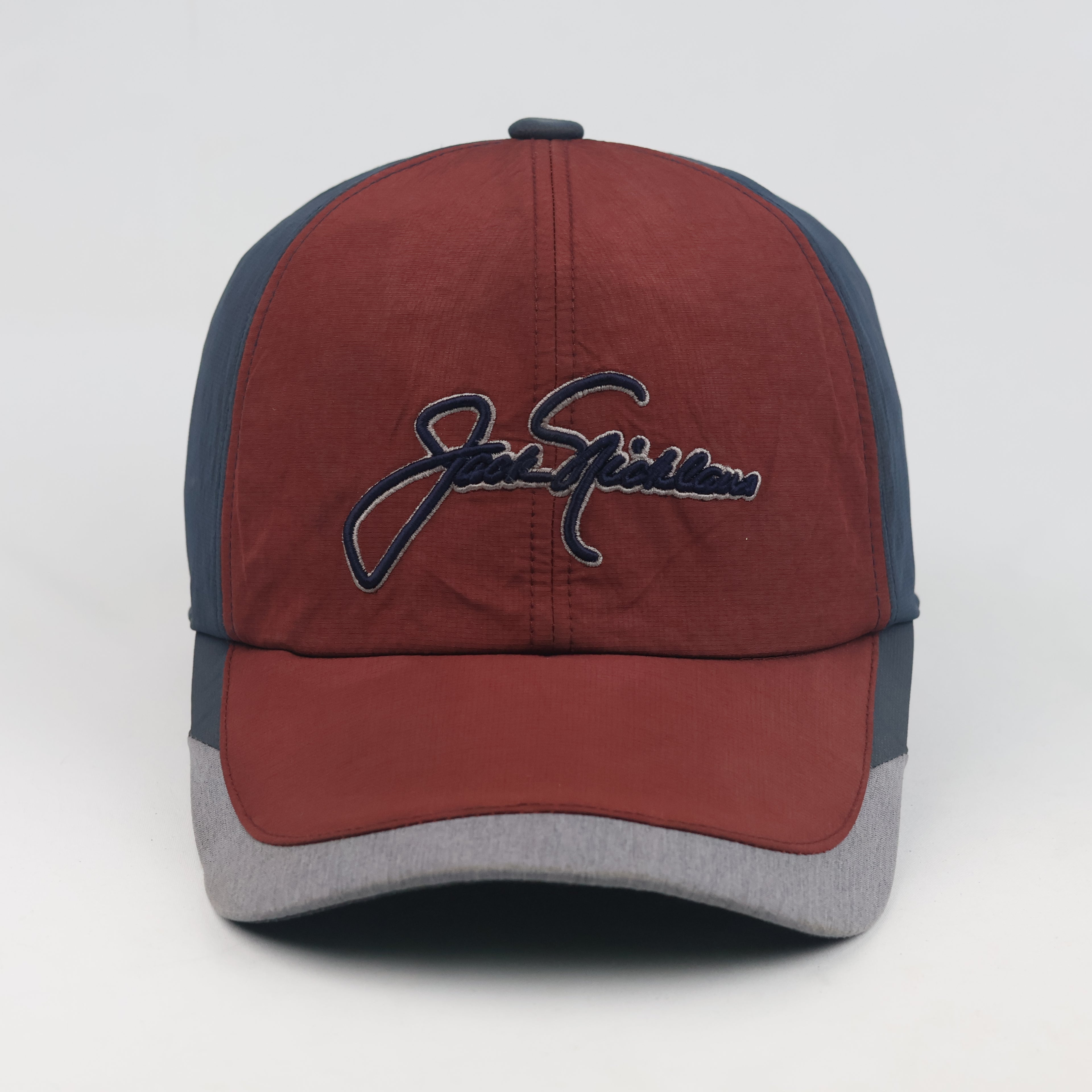 Thrifted Jack Nicklaus Colorblock Golf Cap | Two-Tone Lightweight Hat