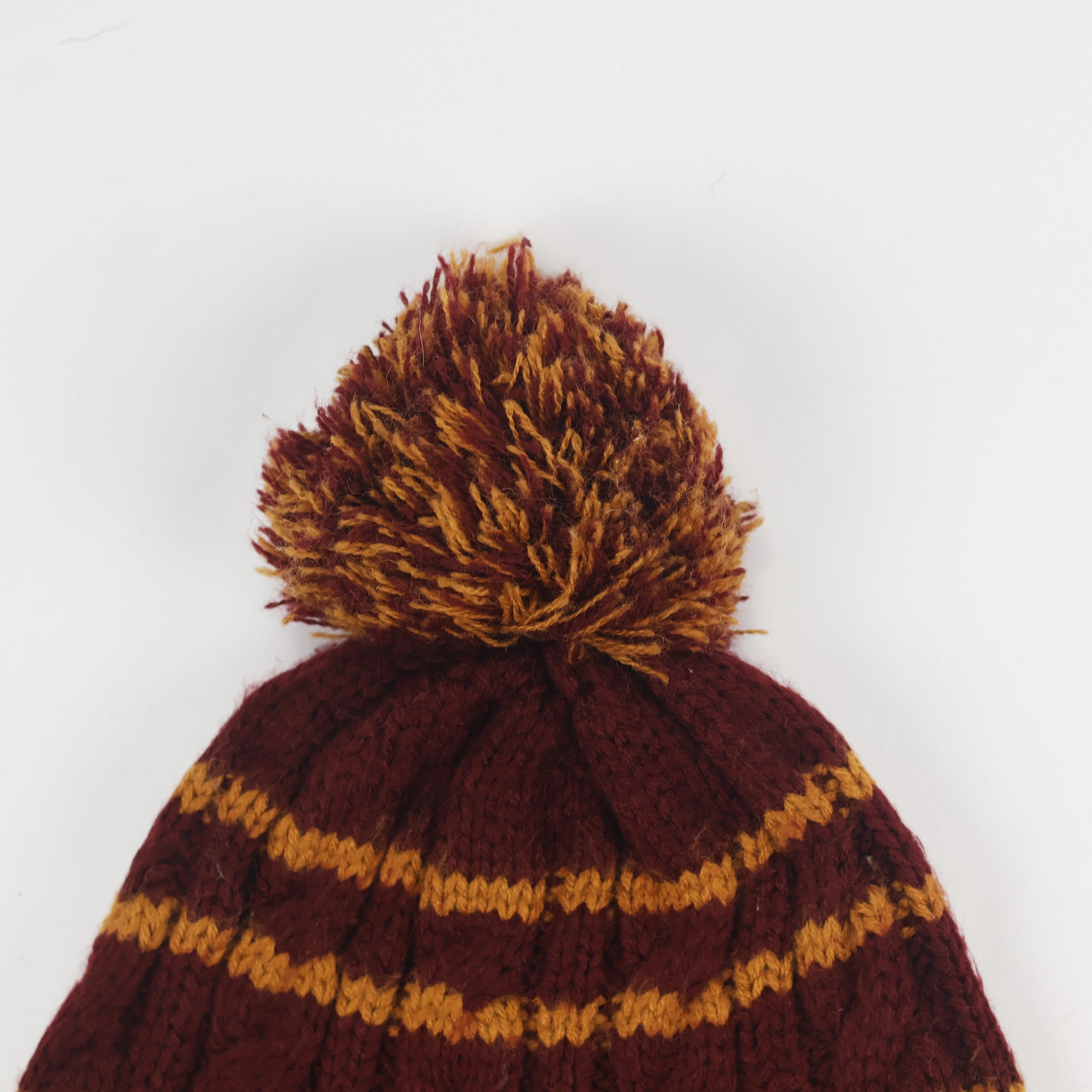 Harry Potter Gryffindor Winter Pom Thrifted Beanie | Adult Knit Cap