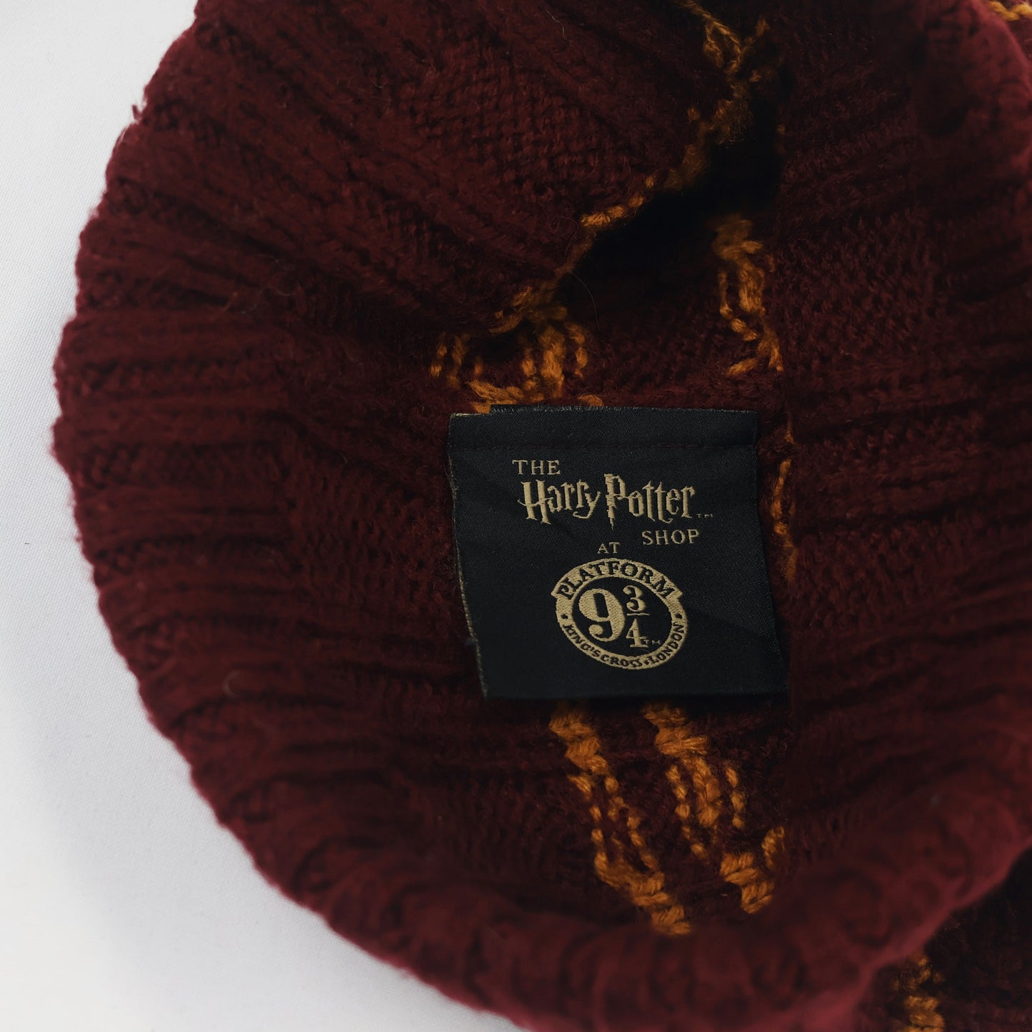 Harry Potter Gryffindor Winter Pom Thrifted Beanie | Adult Knit Cap