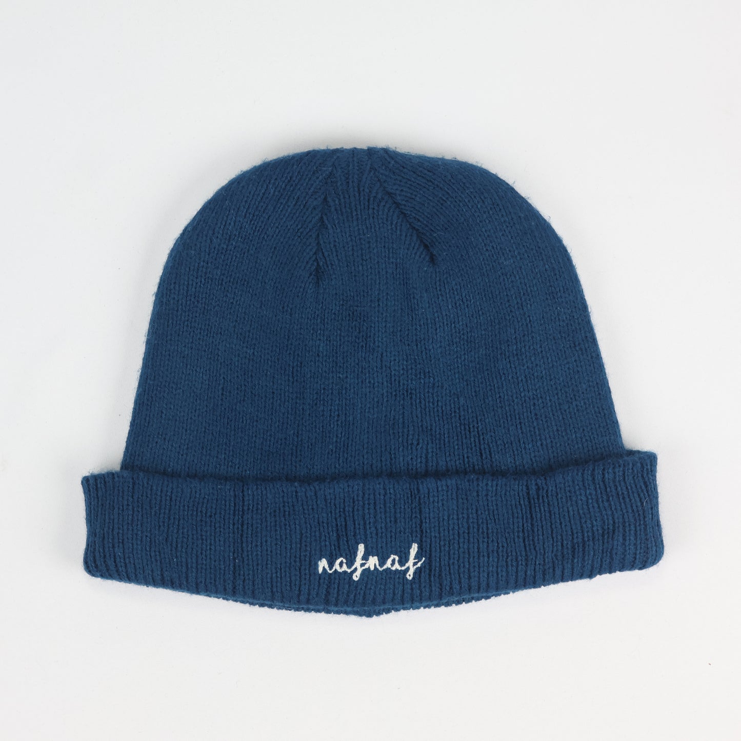 Naf Naf Paris Blue Winter Beanie - French Fashion Brand