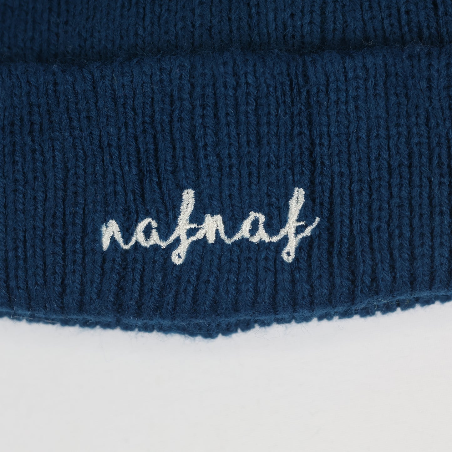 Naf Naf Paris Blue Winter Beanie - French Fashion Brand