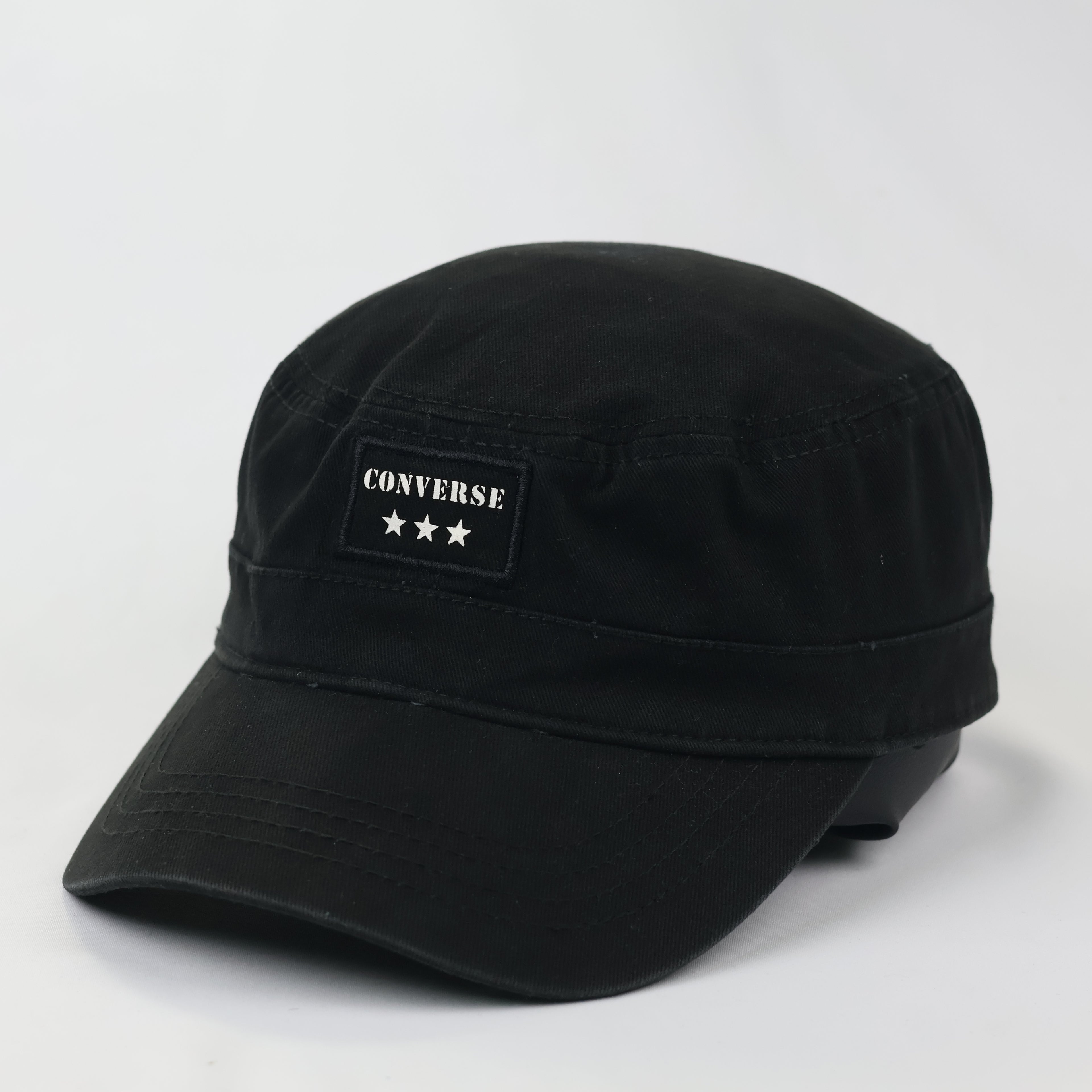 Converse Three Star Patch Fidel Hat | Thrifted Military Cap