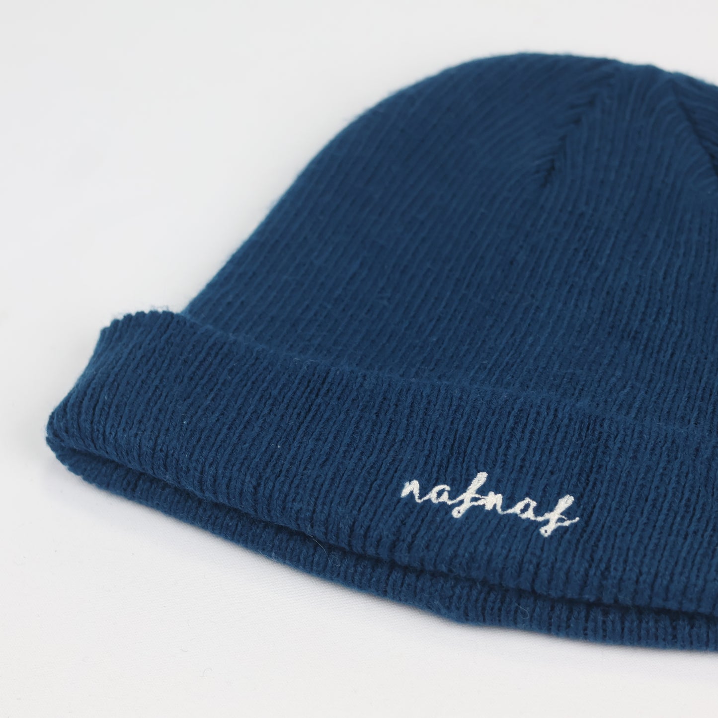 Naf Naf Paris Blue Winter Beanie - French Fashion Brand