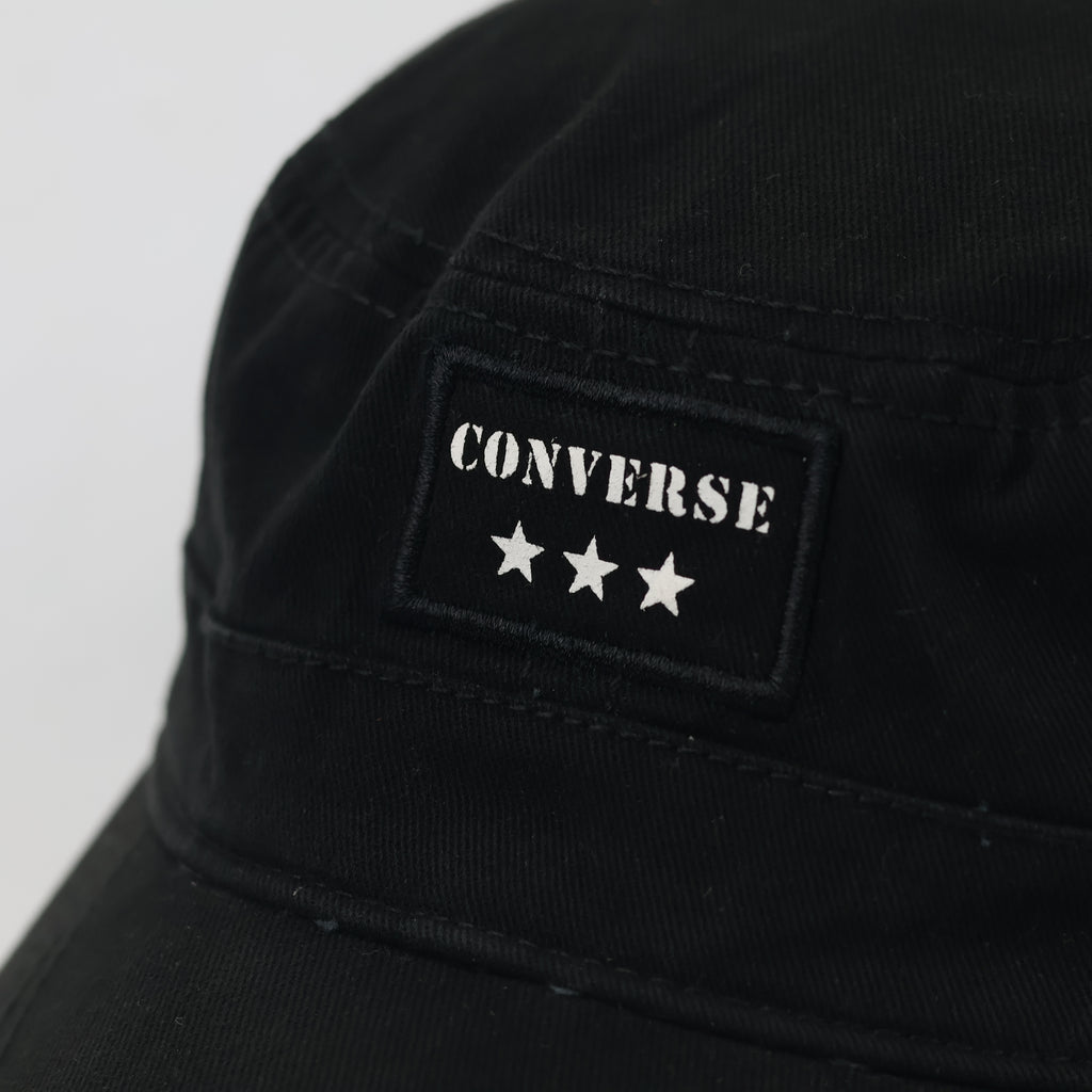 Converse Three Star Patch Fidel Hat | Thrifted Military Cap