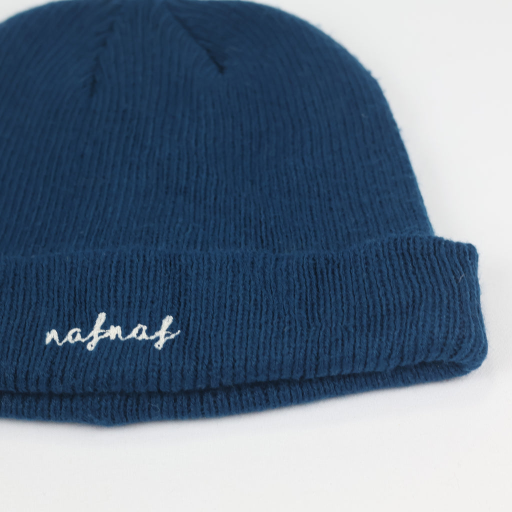 Naf Naf Paris Blue Winter Beanie - French Fashion Brand