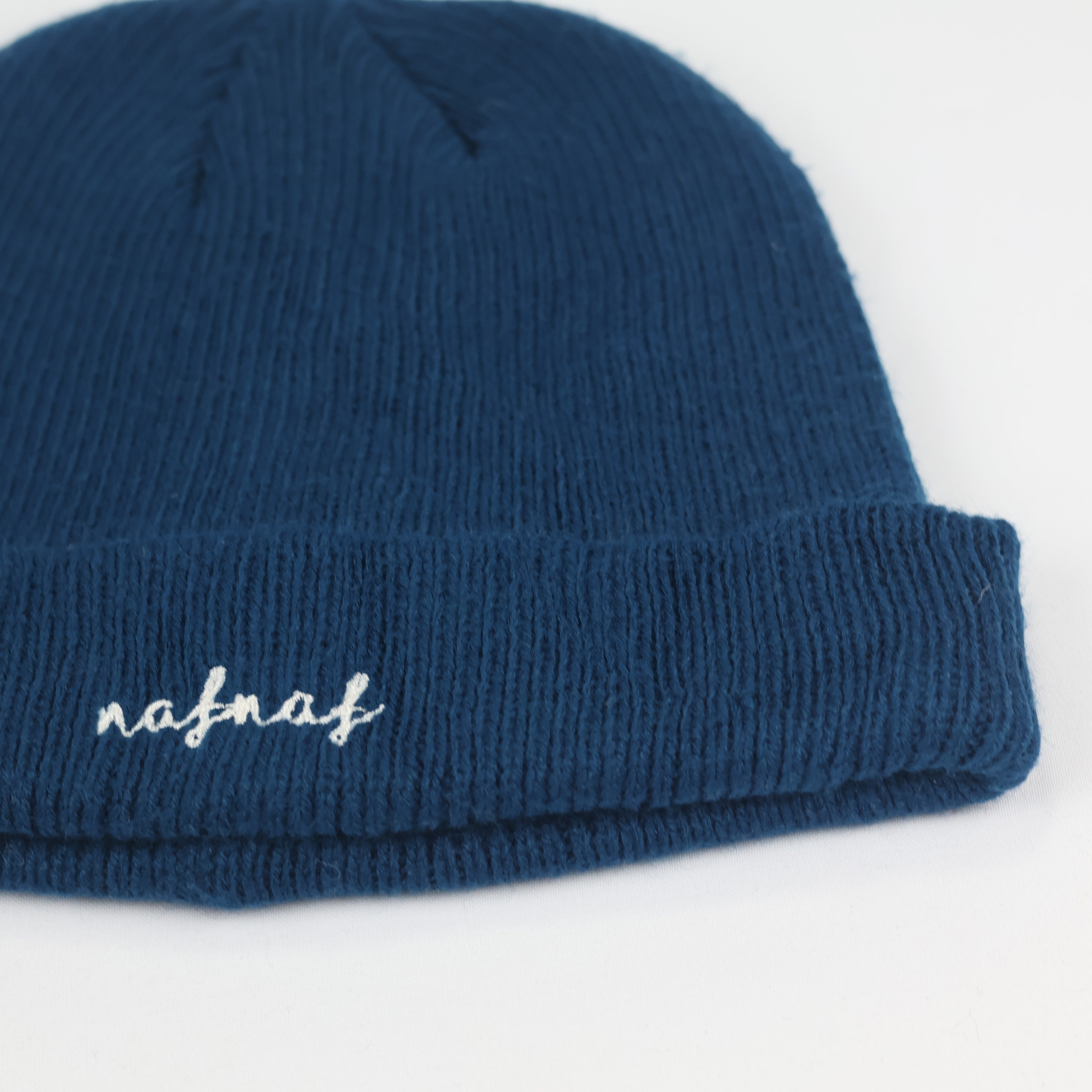 Naf Naf Paris Blue Winter Beanie - French Fashion Brand