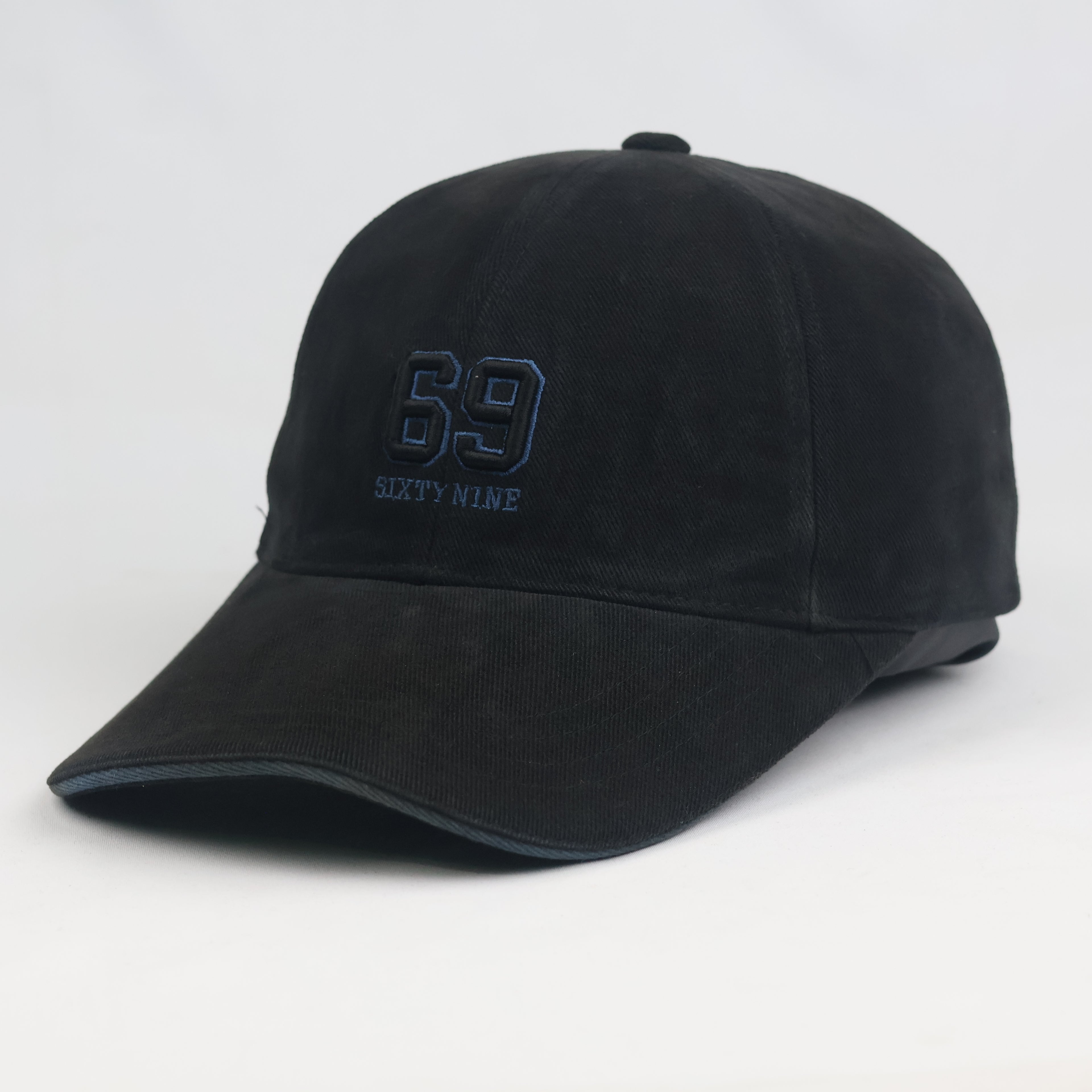 Thrifted Chung Lim Black "69 SIXTY NINE" Embroidered Cap (56-58 cm)
