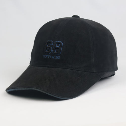 Thrifted Chung Lim Black "69 SIXTY NINE" Embroidered Cap (56-58 cm)