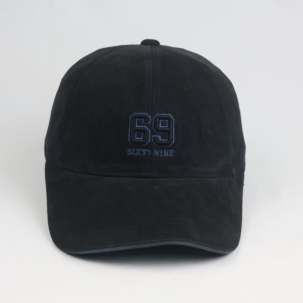 Thrifted Chung Lim Black "69 SIXTY NINE" Embroidered Cap (56-58 cm)