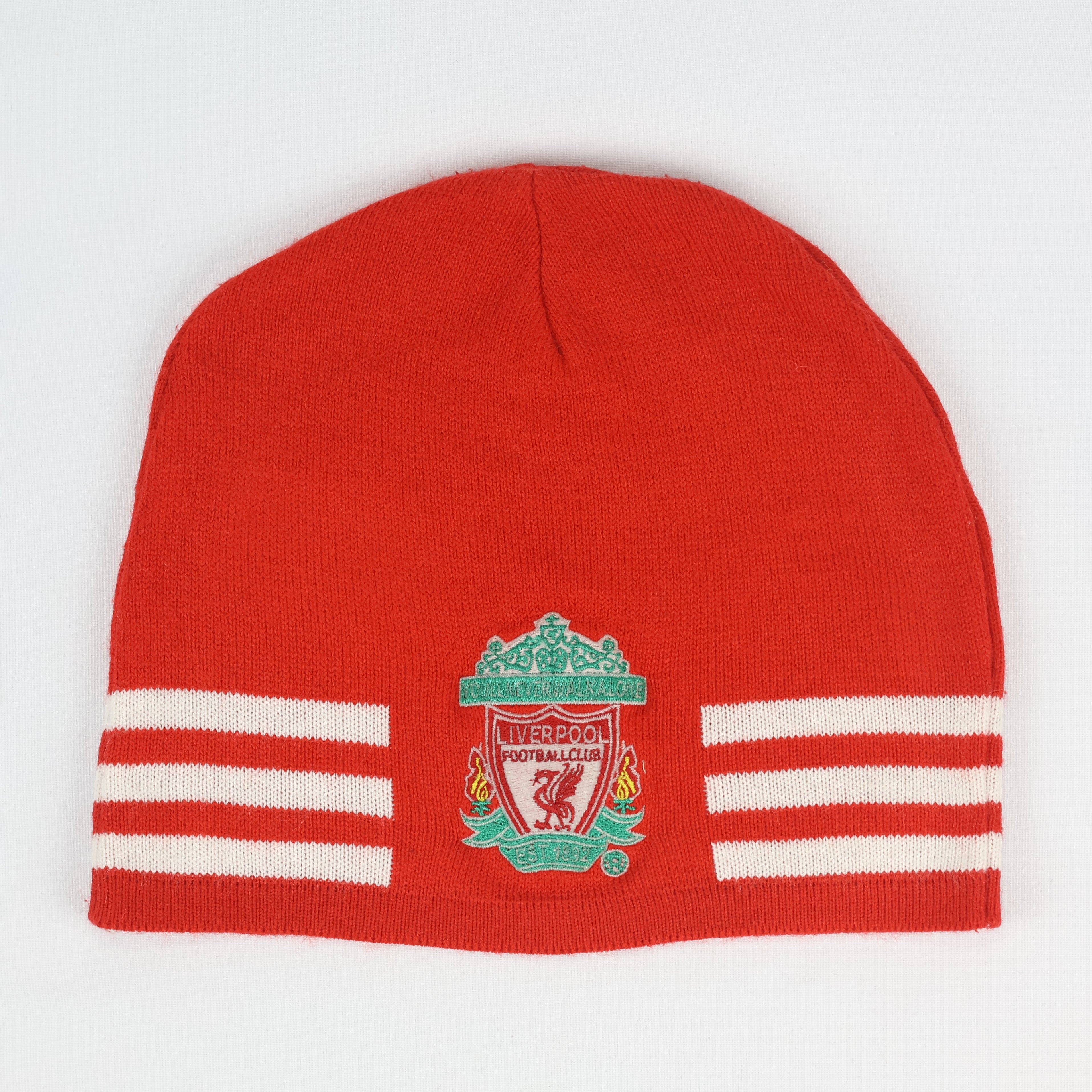 Adidas Vintage Liverpool Football Club Skull Toque Thrifted Beanie - OS – Rokit